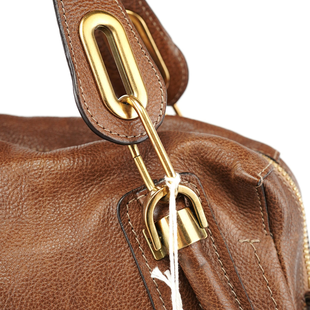 Brown Leather Paraty 2-Way Shoulder Bag