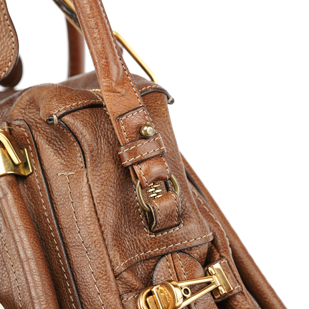 Brown Leather Paraty 2-Way Shoulder Bag