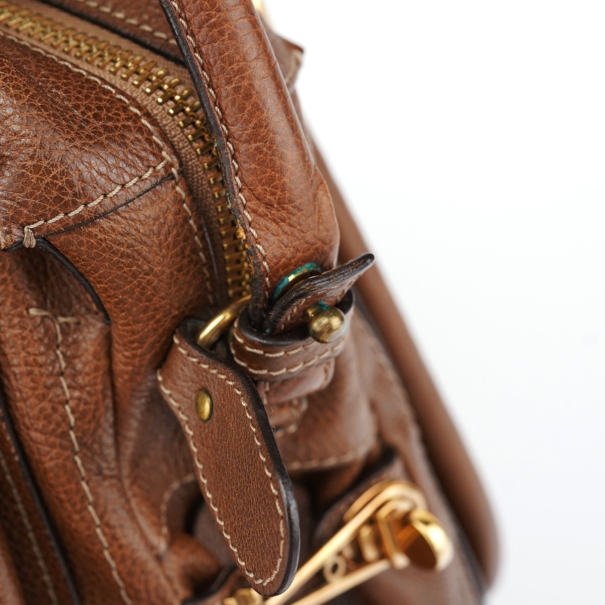 Brown Leather Paraty 2-Way Shoulder Bag