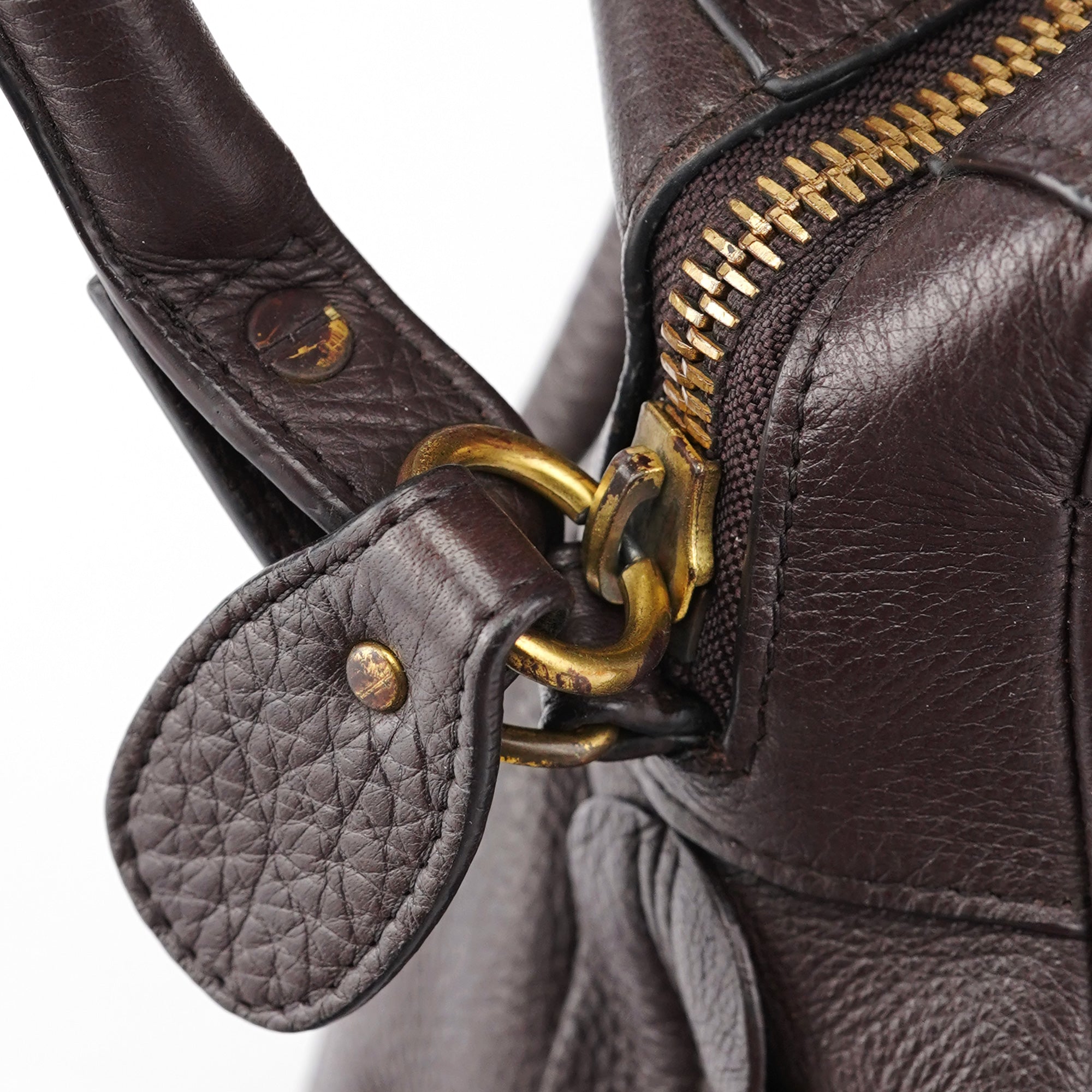 Brown Leather Paraty 2-Way Shoulder Bag