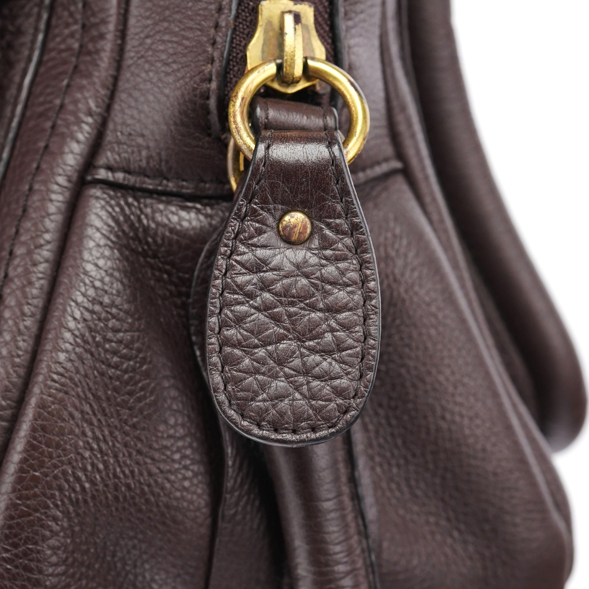 Brown Leather Paraty 2-Way Shoulder Bag