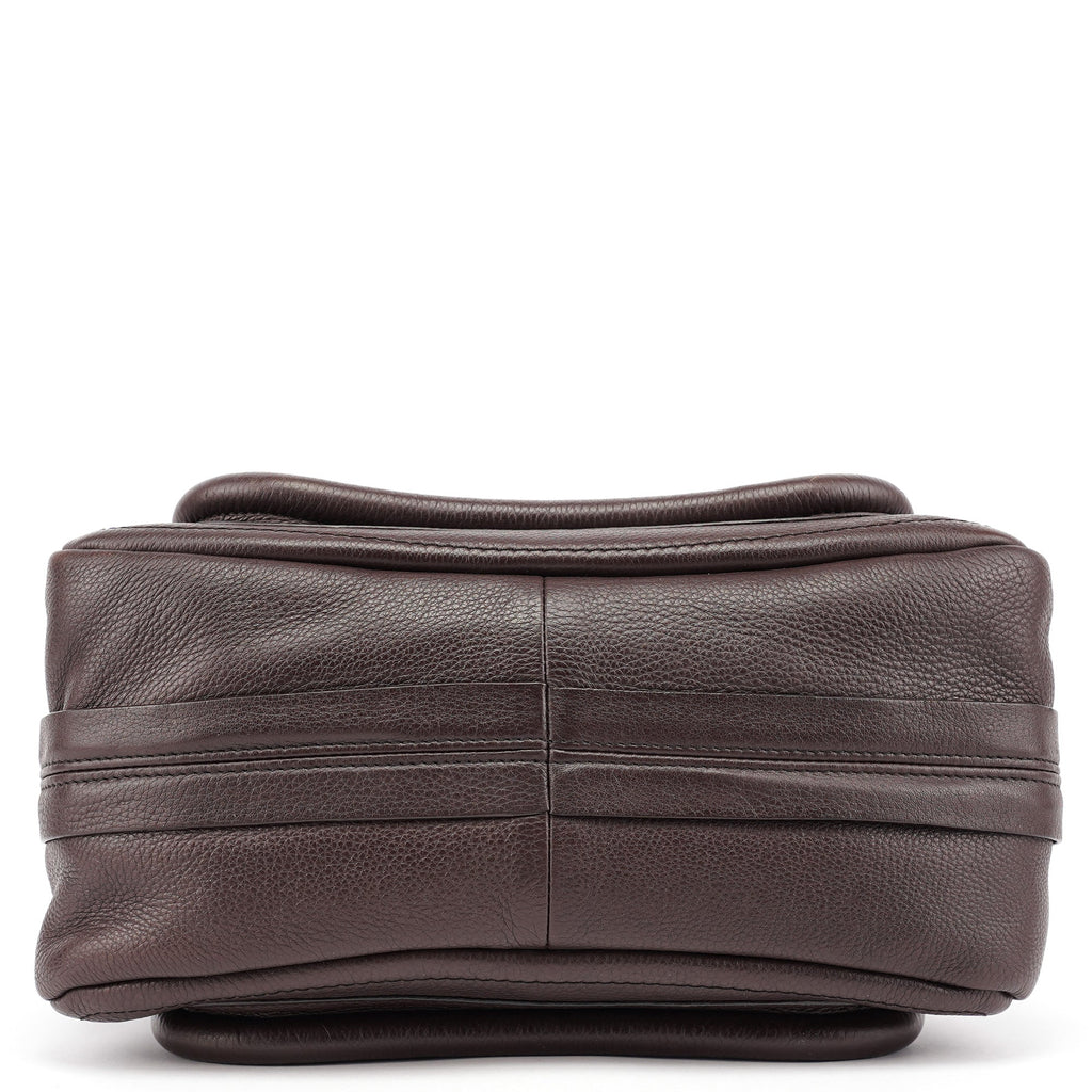 Brown Leather Paraty 2-Way Shoulder Bag