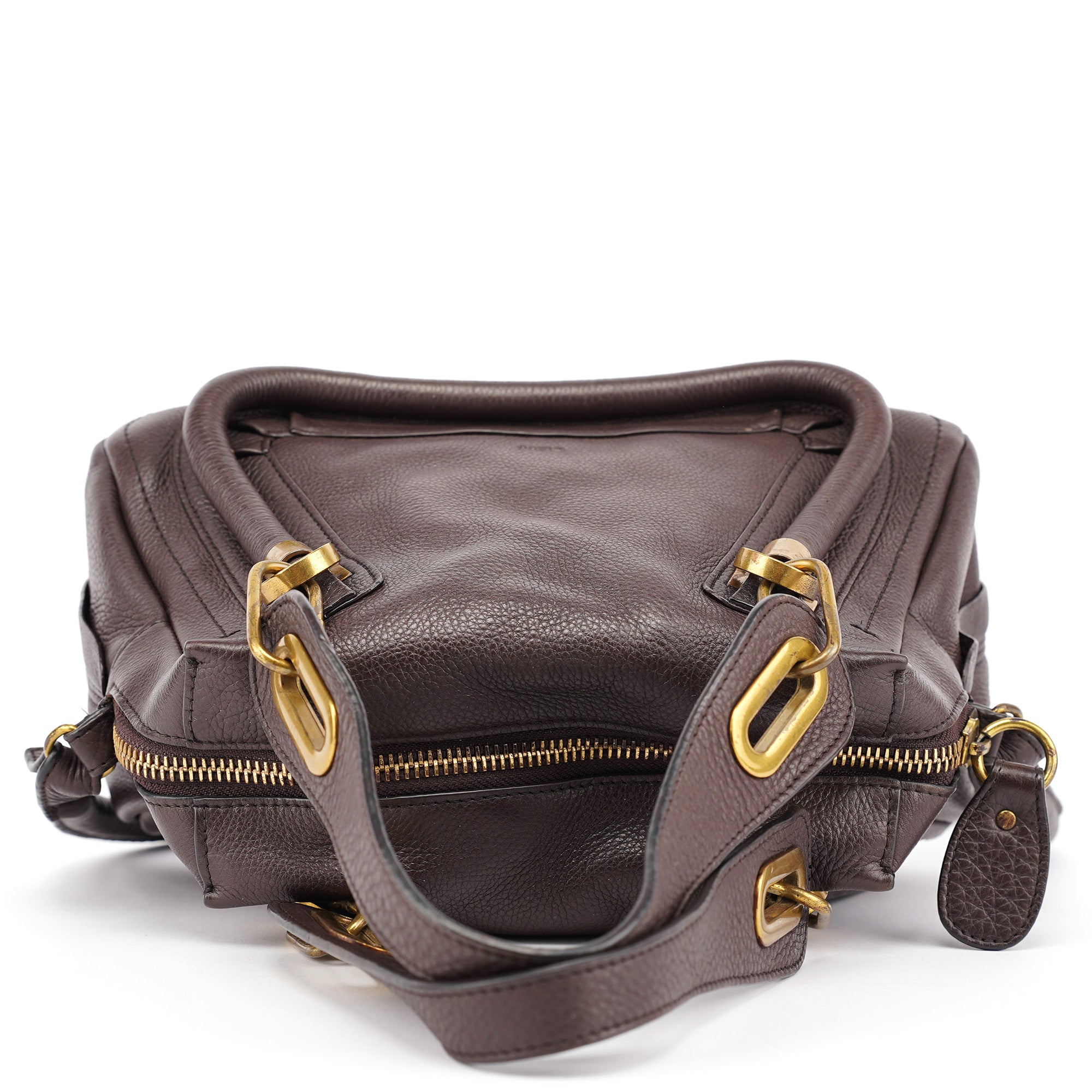Brown Leather Paraty 2-Way Shoulder Bag