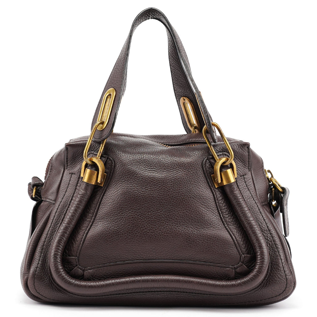 Brown Leather Paraty 2-Way Shoulder Bag