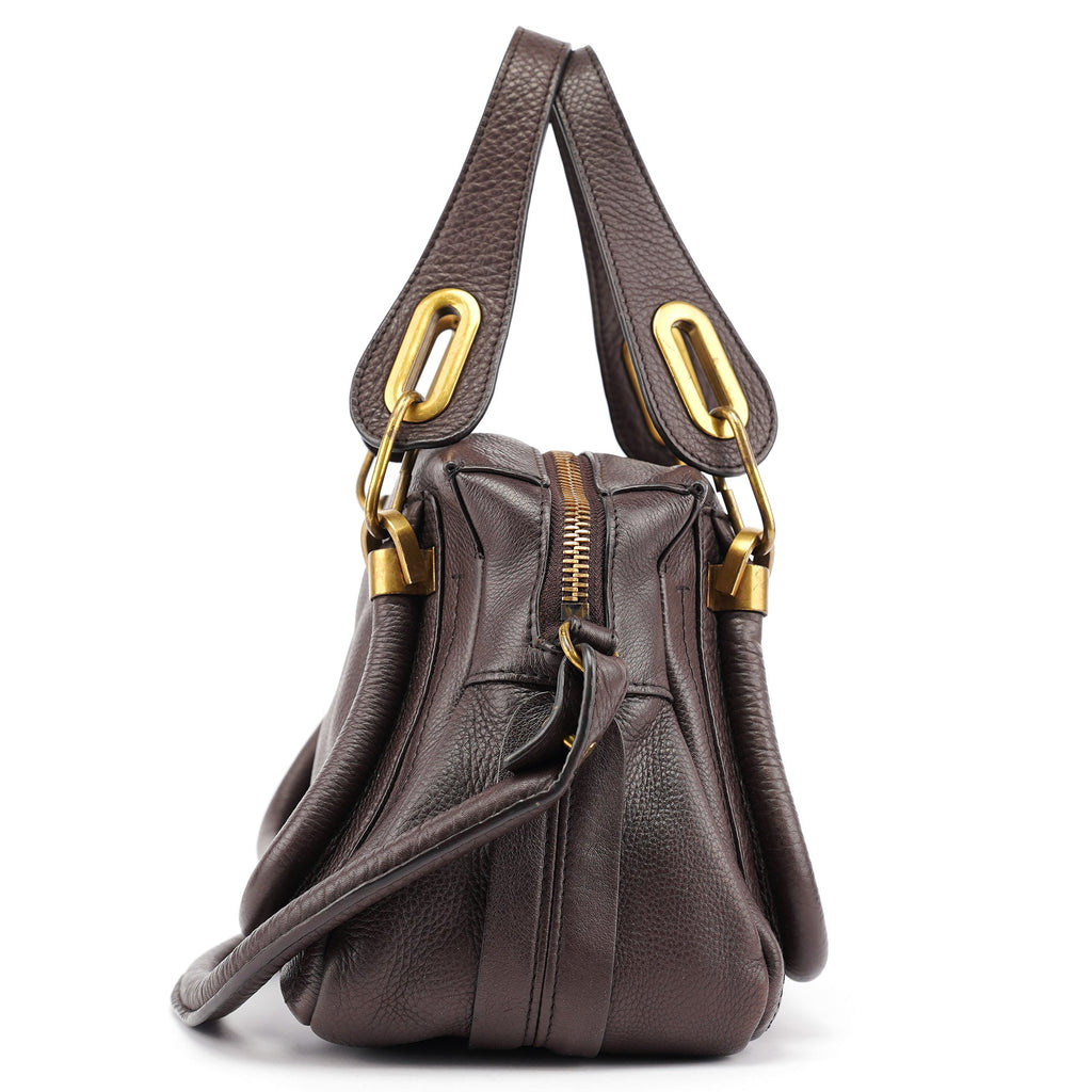 Brown Leather Paraty 2-Way Shoulder Bag