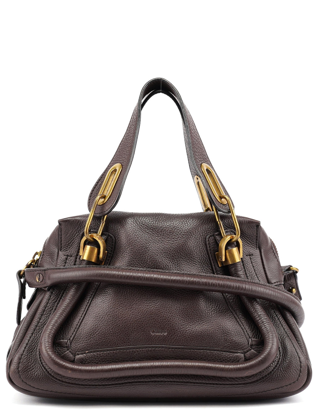 Brown Leather Paraty 2-Way Shoulder Bag