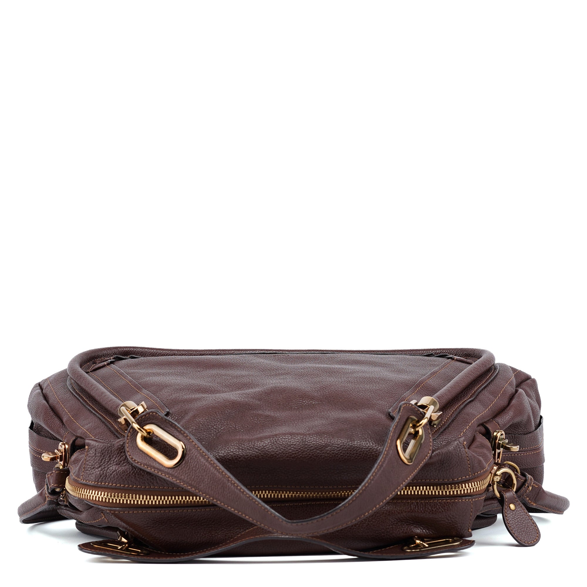 Brown Leather Paraty 2-Way Shoulder Bag