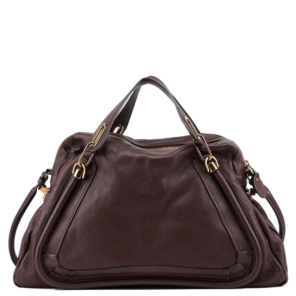 Brown Leather Paraty 2-Way Shoulder Bag