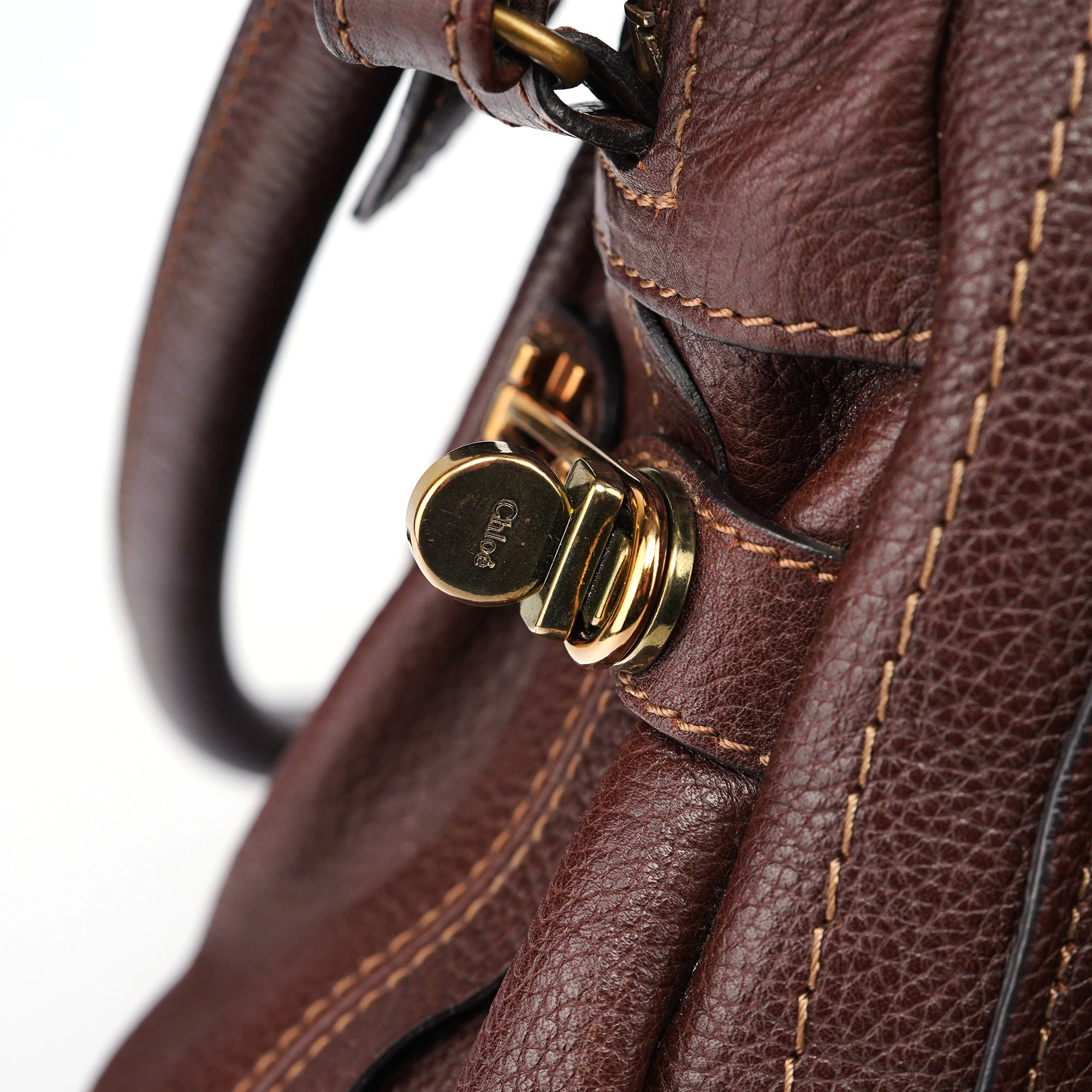 Brown Leather Paraty 2-Way Shoulder Bag