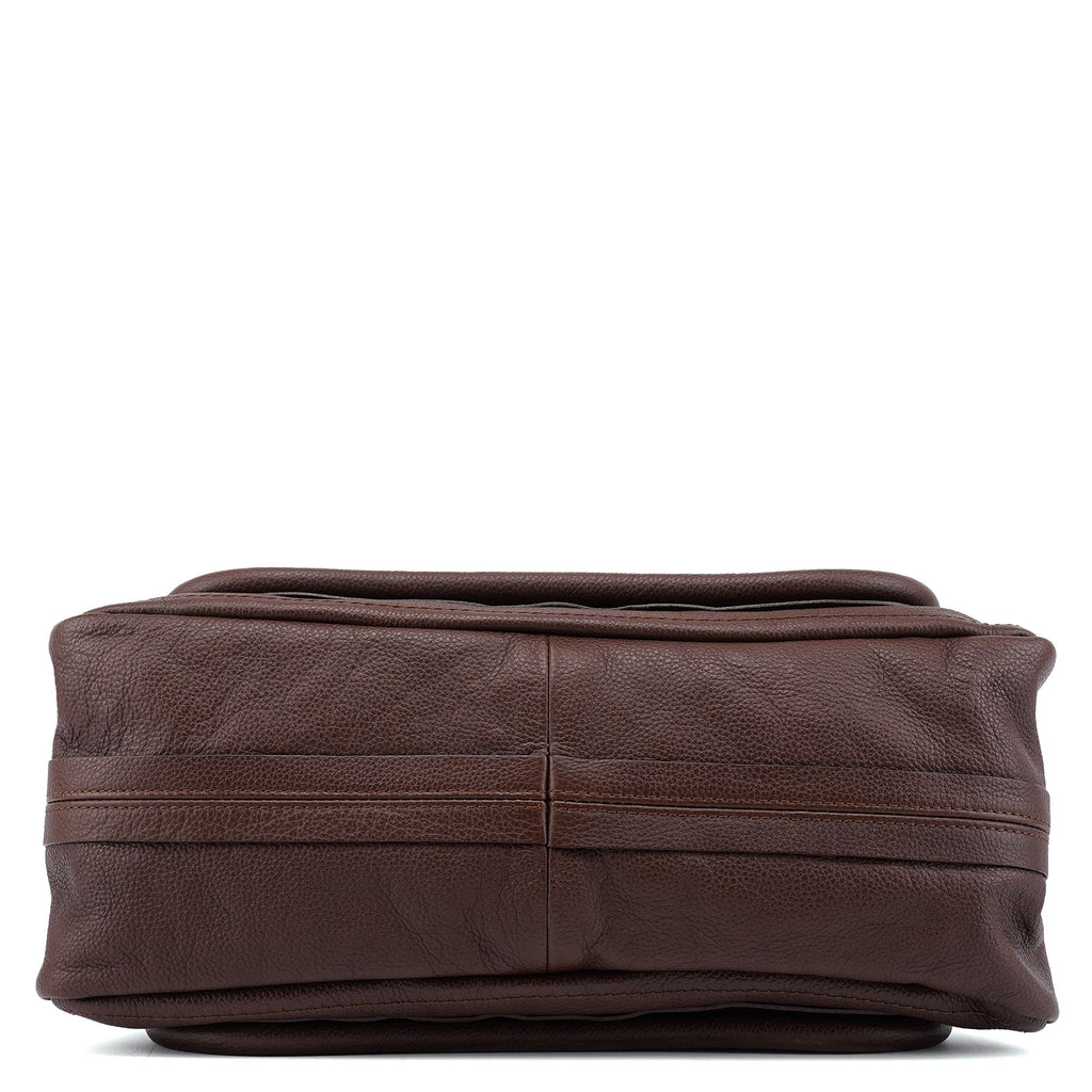 Brown Leather Paraty 2-Way Shoulder Bag