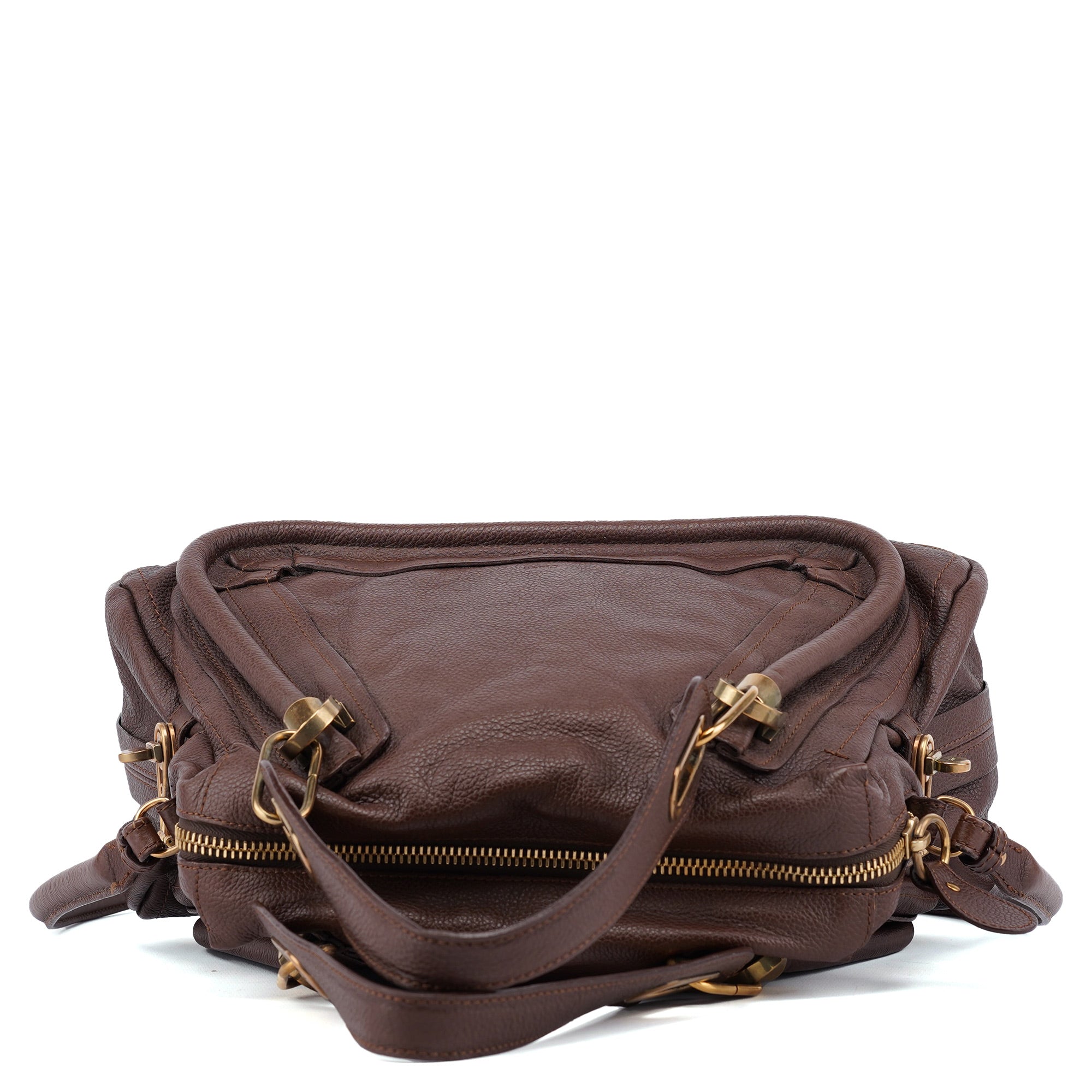 Brown Leather Paraty 2-Way Shoulder Bag
