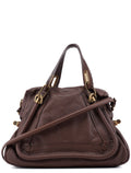 Brown Leather Paraty 2-Way Shoulder Bag