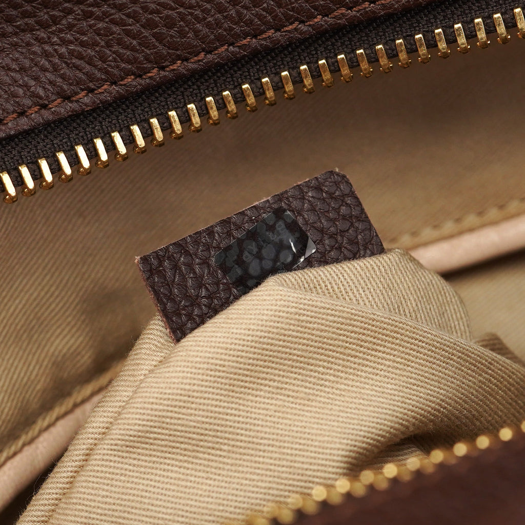 Brown Leather Paraty 2-Way Shoulder Bag