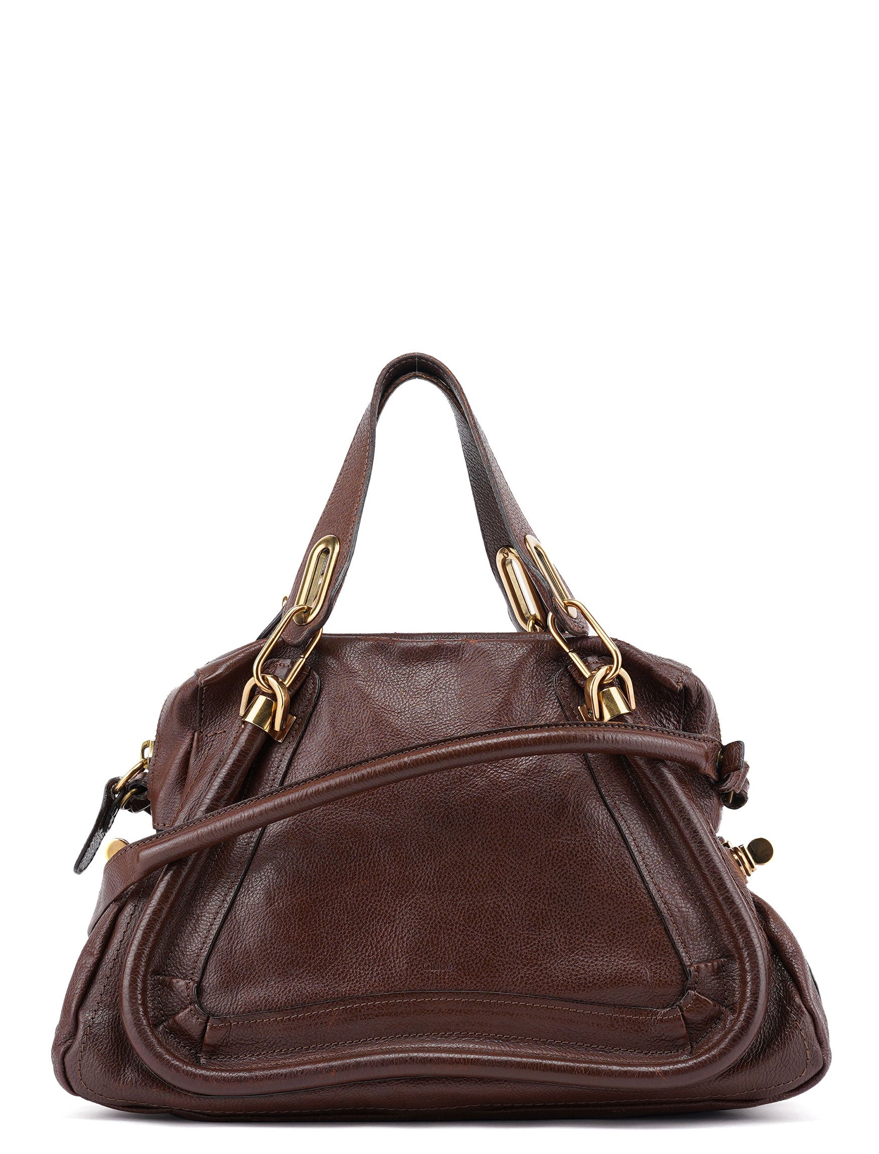 Brown Leather Paraty 2-Way Shoulder Bag