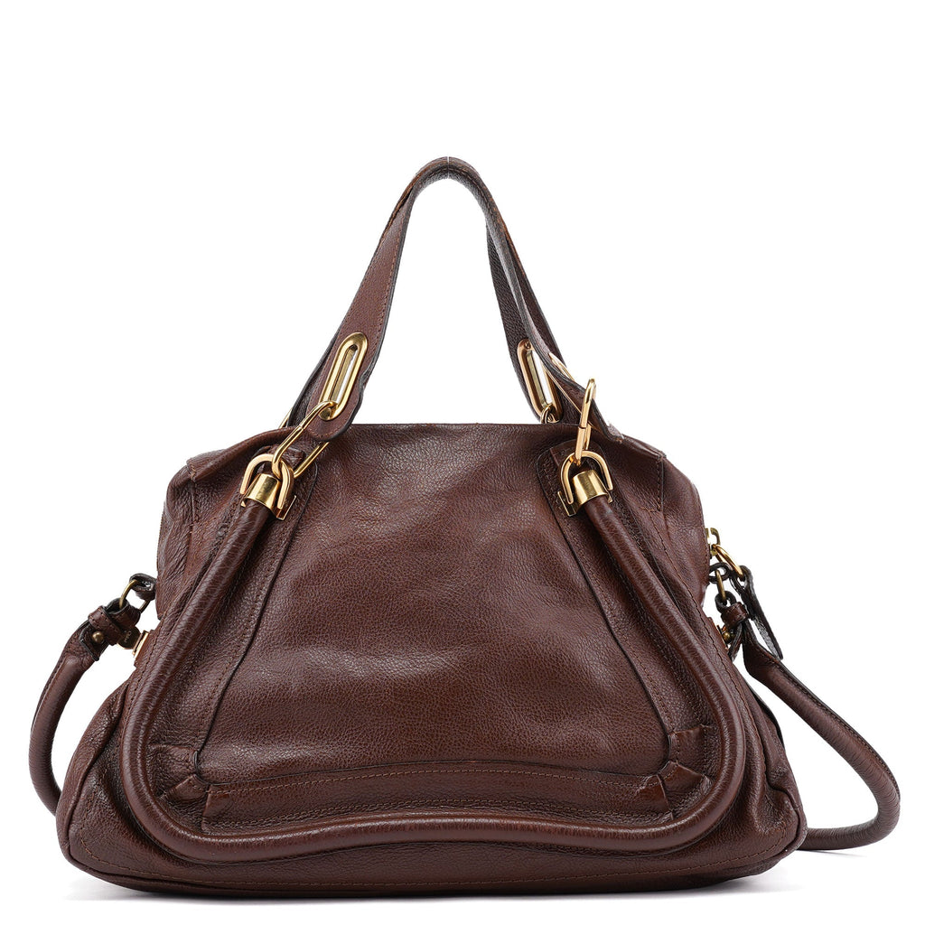 Brown Leather Paraty 2-Way Shoulder Bag