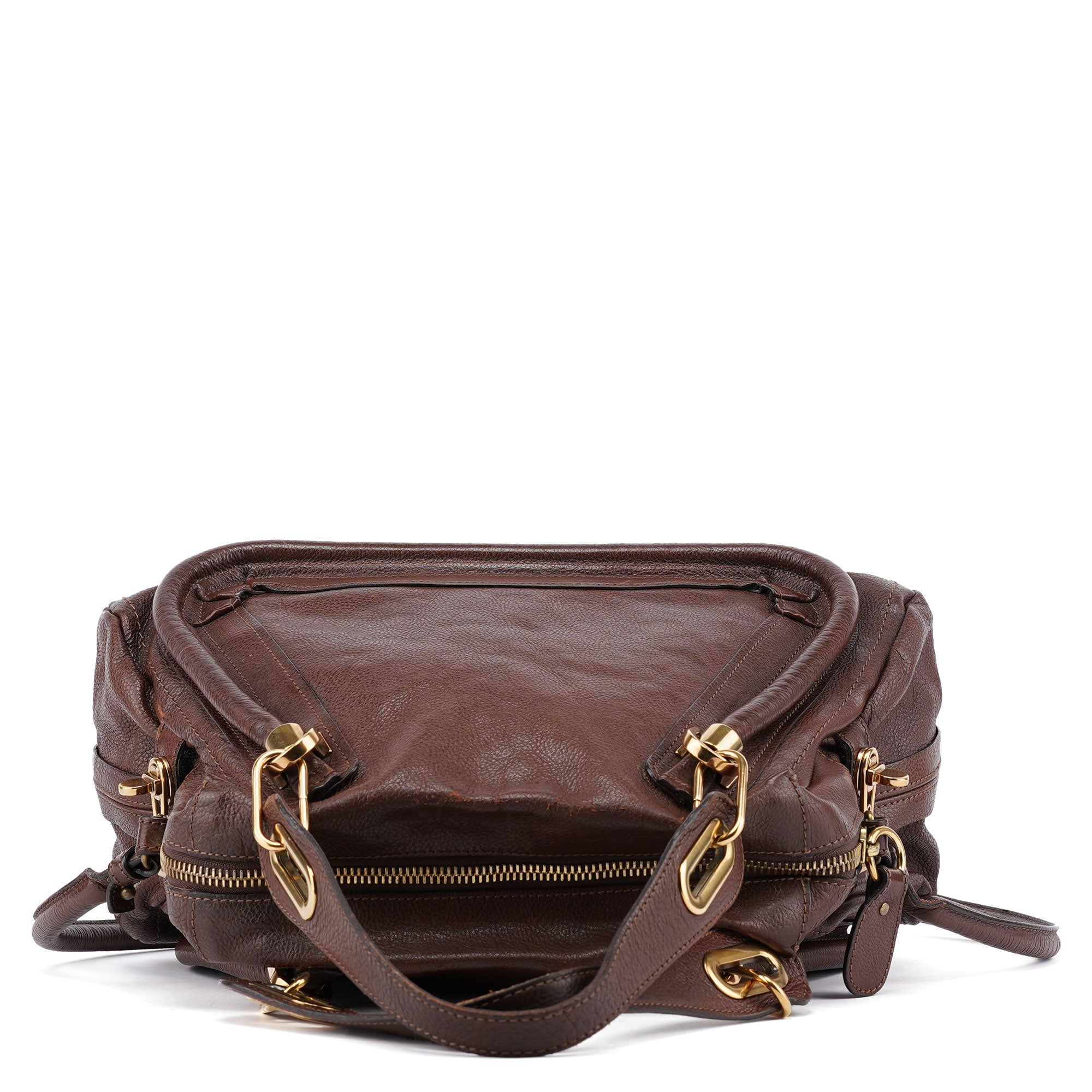 Brown Leather Paraty 2-Way Shoulder Bag