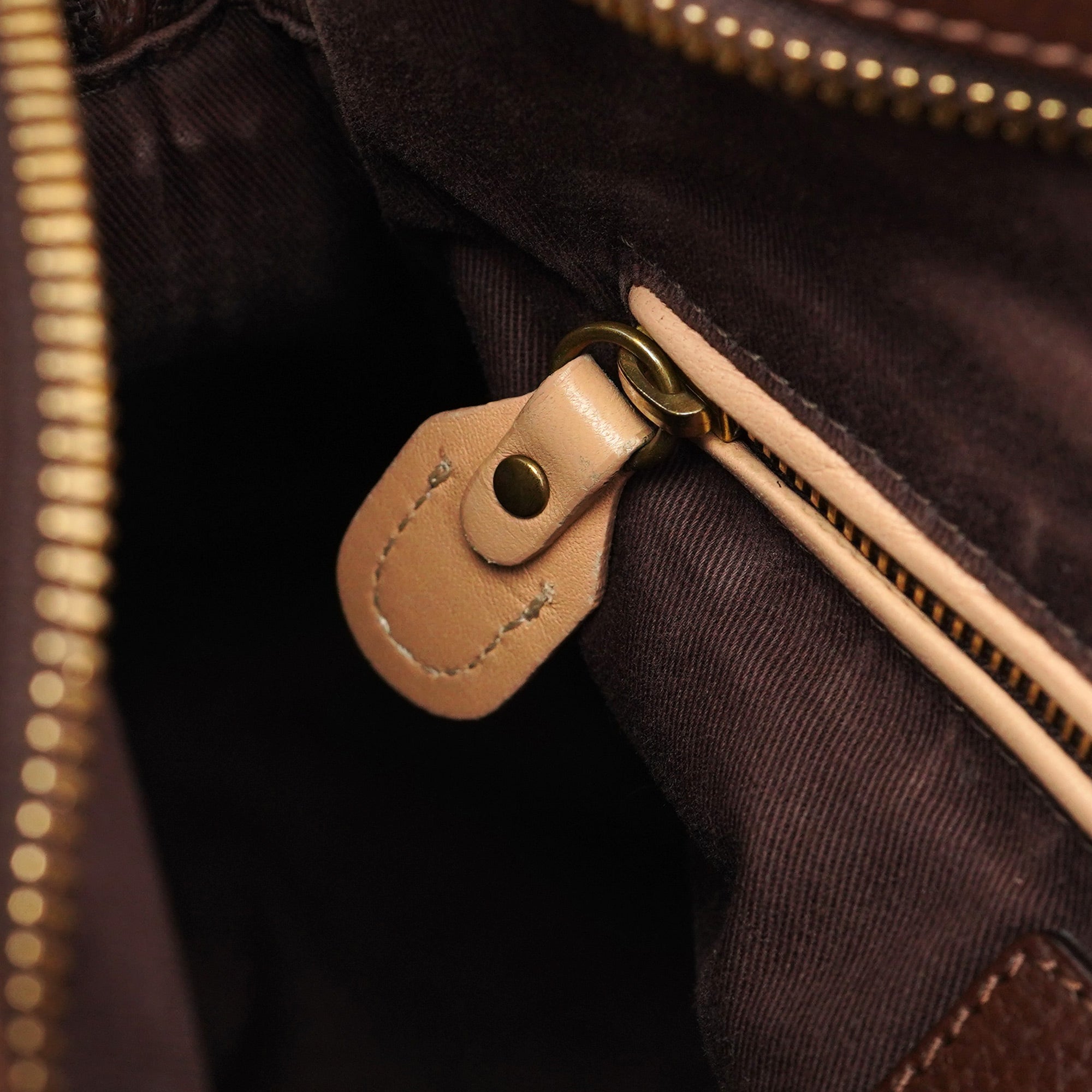 Brown Leather Paraty 2-Way Shoulder Bag