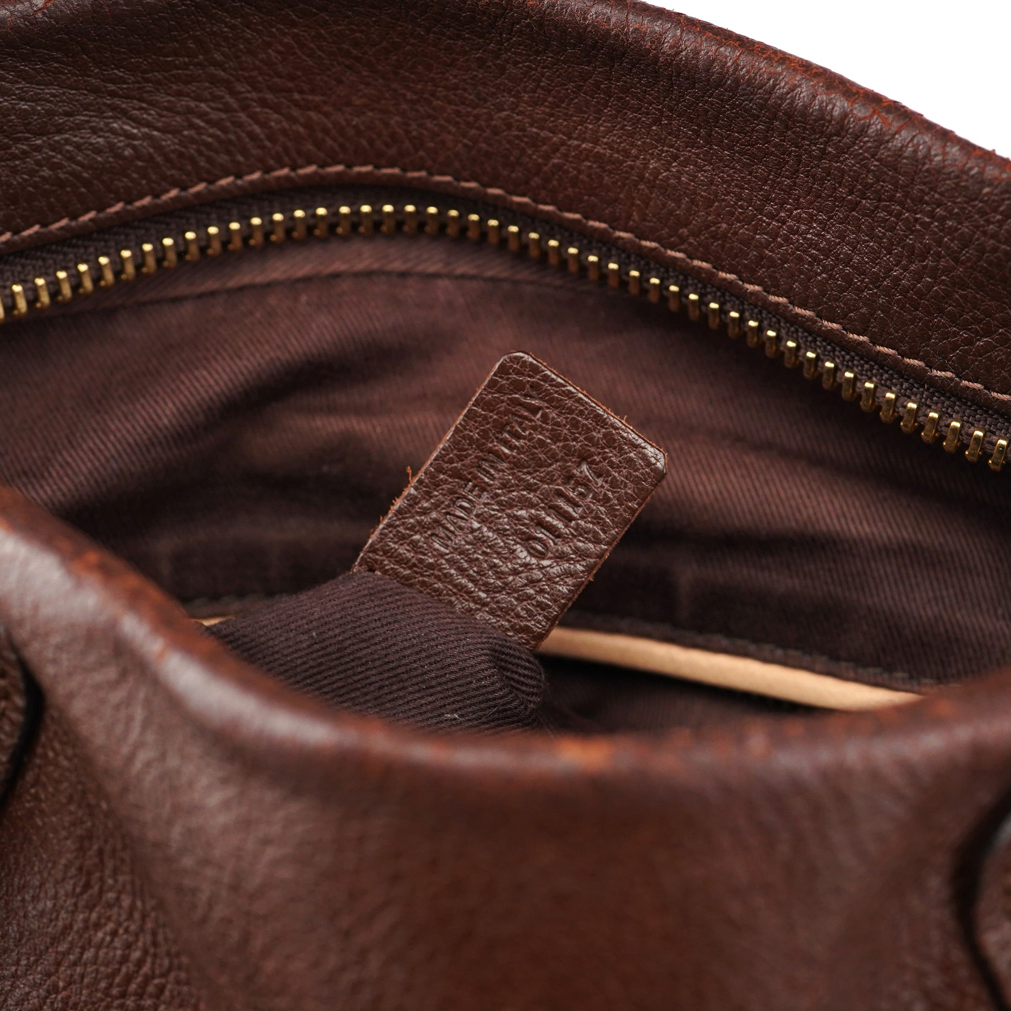 Brown Leather Paraty 2-Way Shoulder Bag