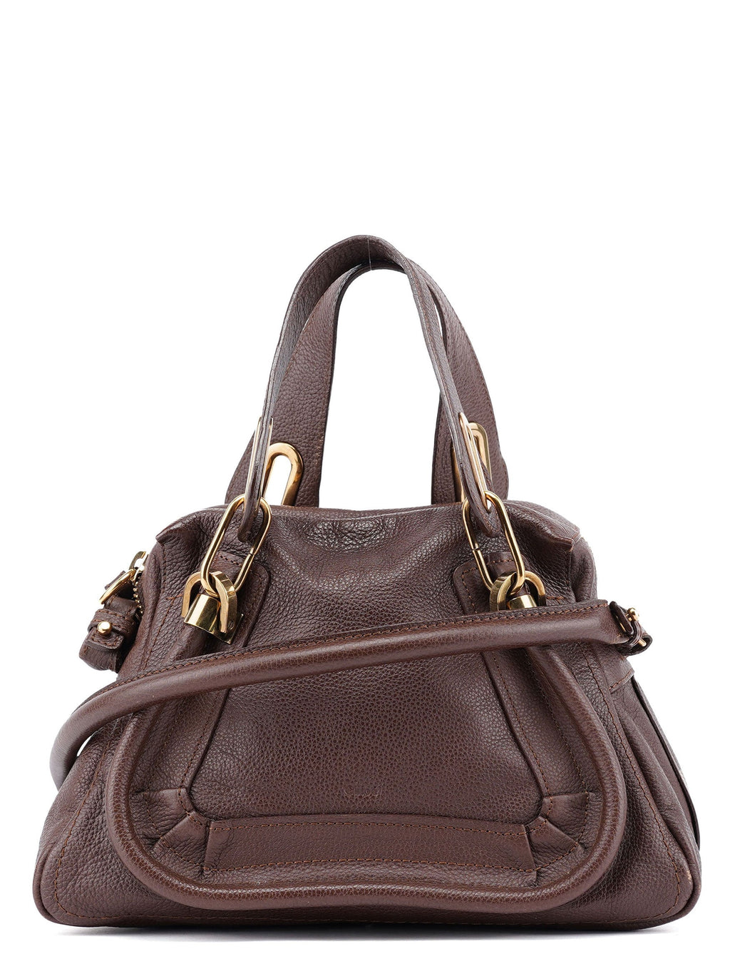 Brown Leather Paraty 2-Way Shoulder Bag