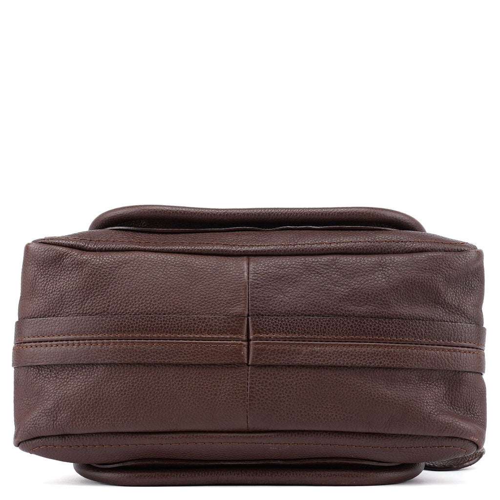 Brown Leather Paraty 2-Way Shoulder Bag