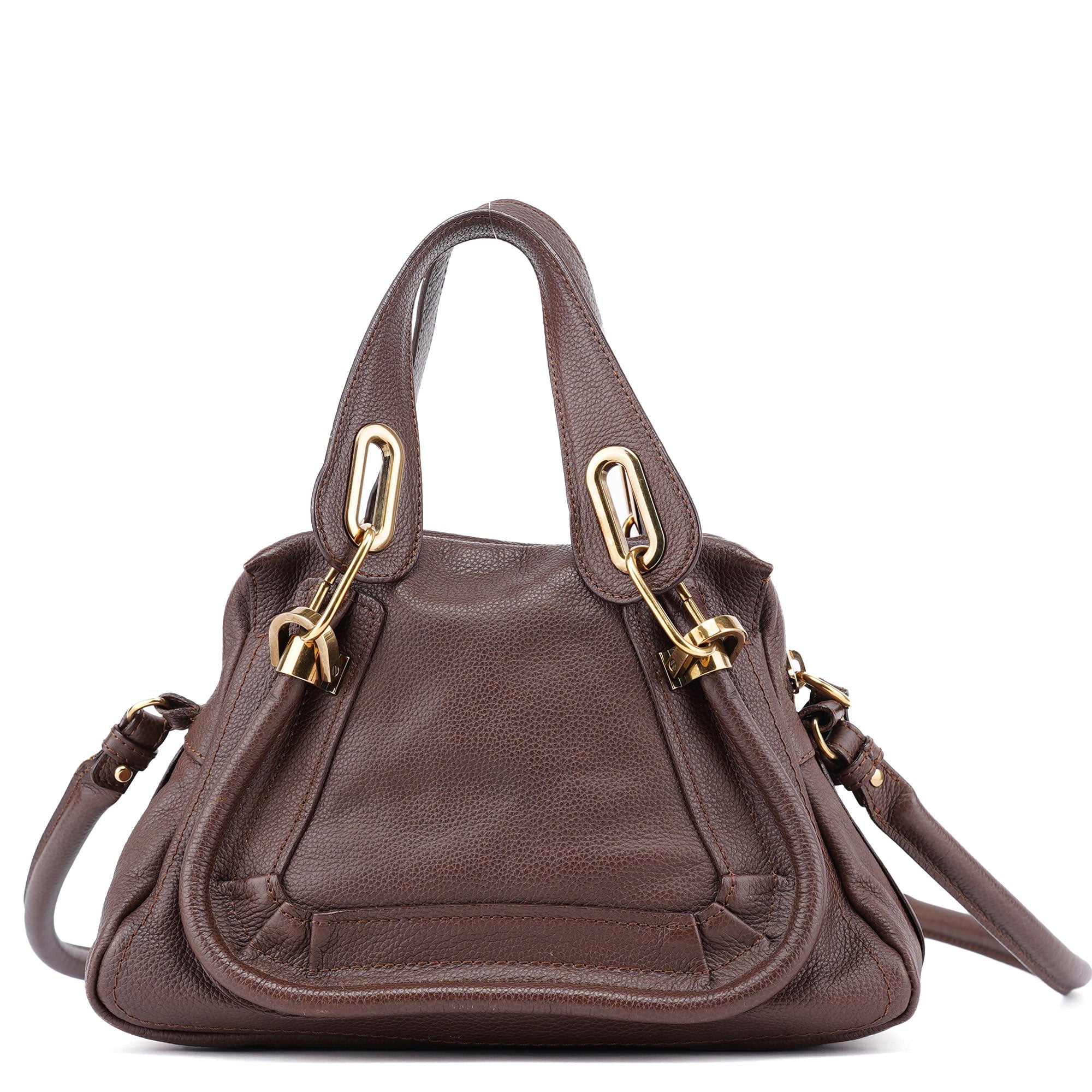 Brown Leather Paraty 2-Way Shoulder Bag