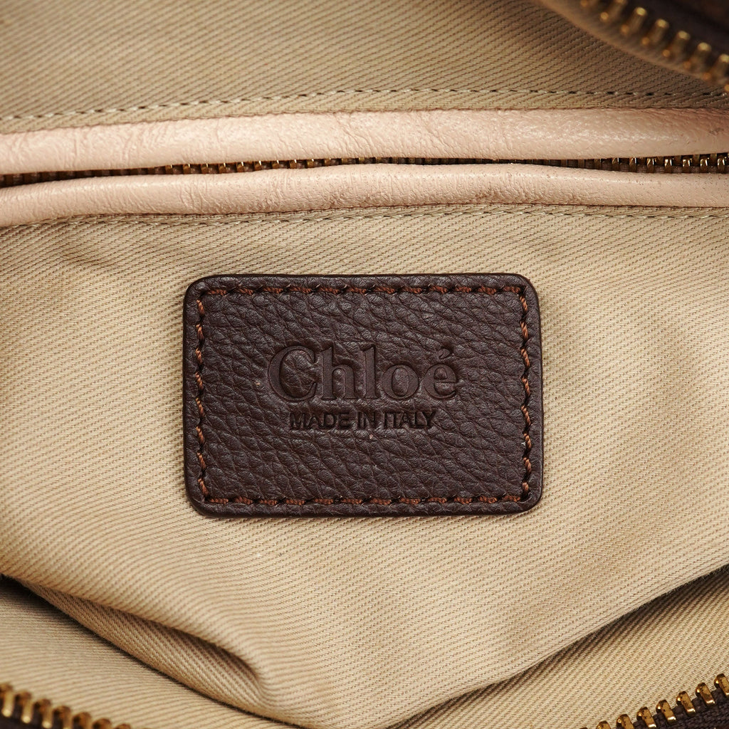 Brown Leather Paraty 2-Way Shoulder Bag
