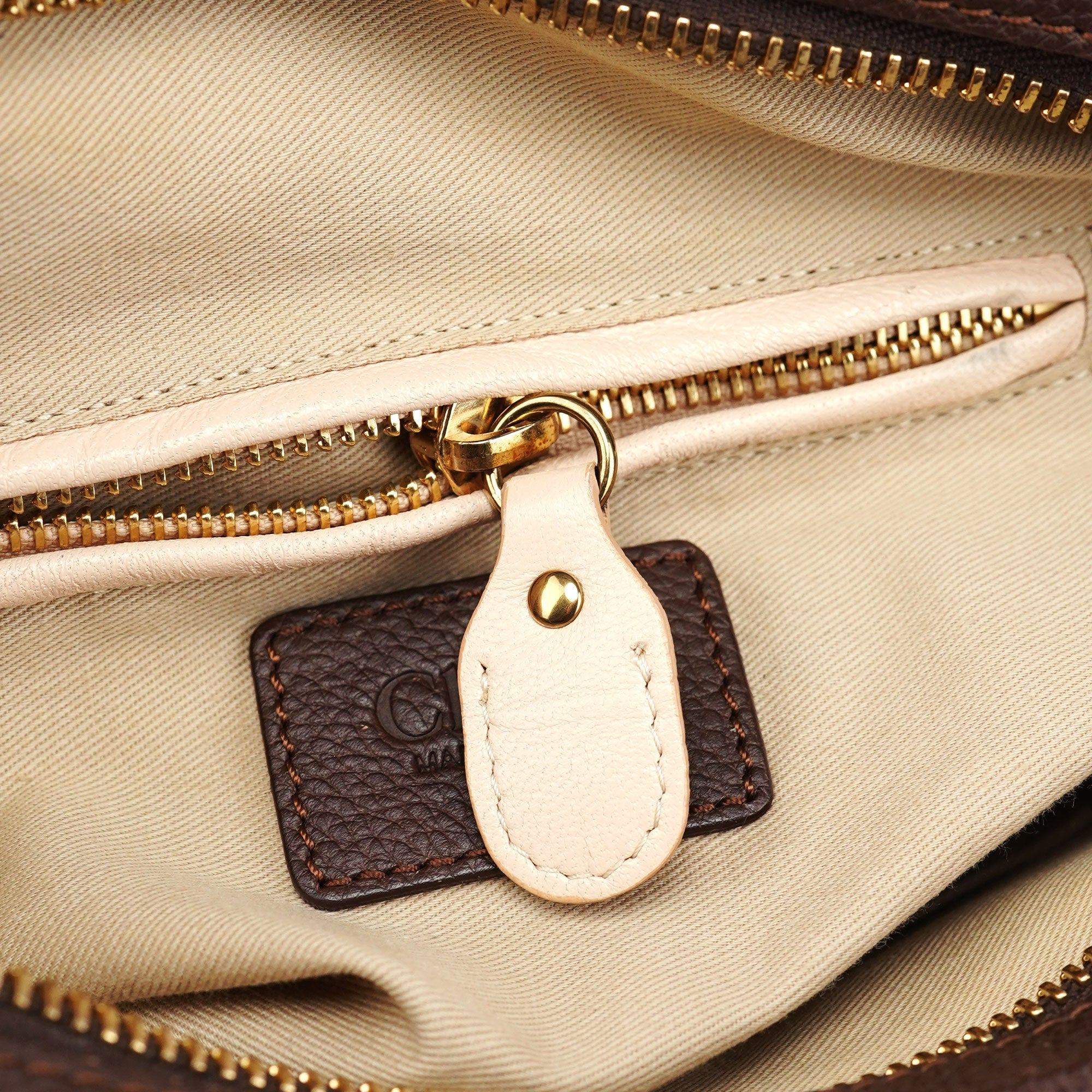 Brown Leather Paraty 2-Way Shoulder Bag