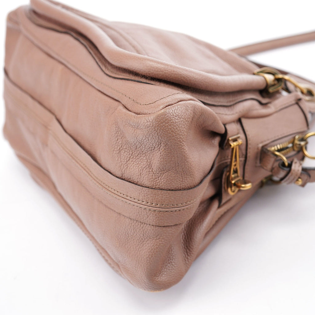 Brown Leather Paraty 2-Way Shoulder Bag