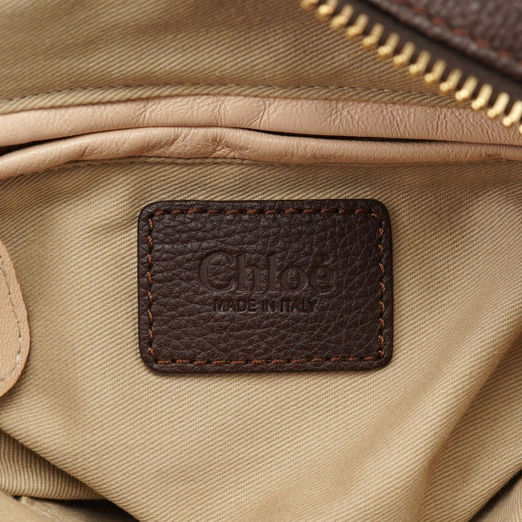 Brown Leather Paraty Tote Bag