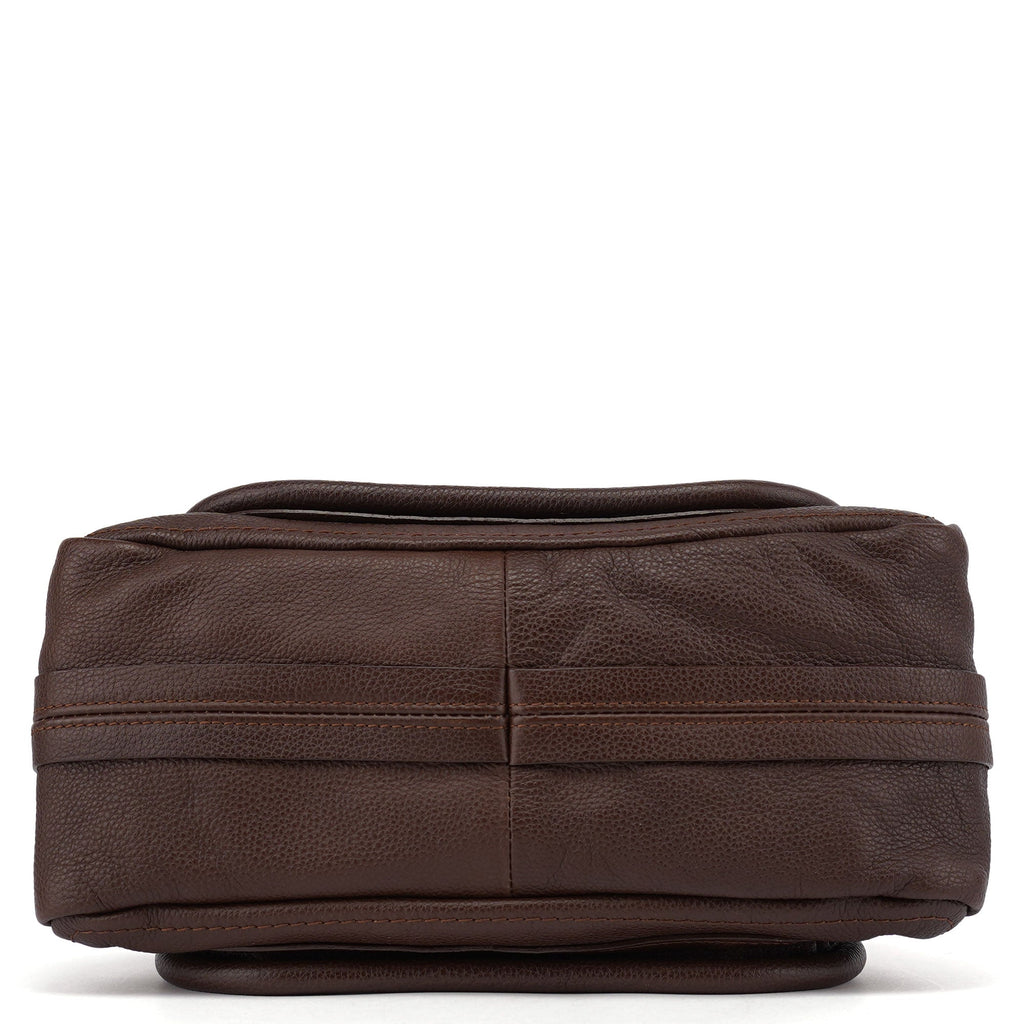 Brown Leather Paraty Tote Bag