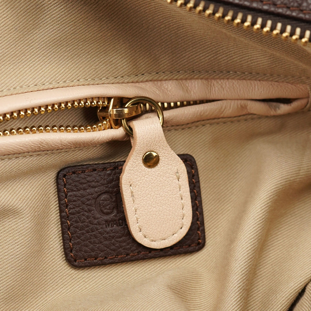 Brown Leather Paraty Tote Bag