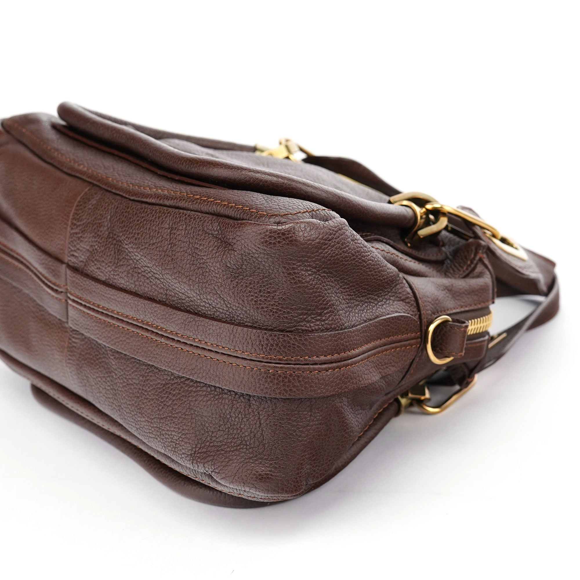 Brown Leather Paraty Tote Bag