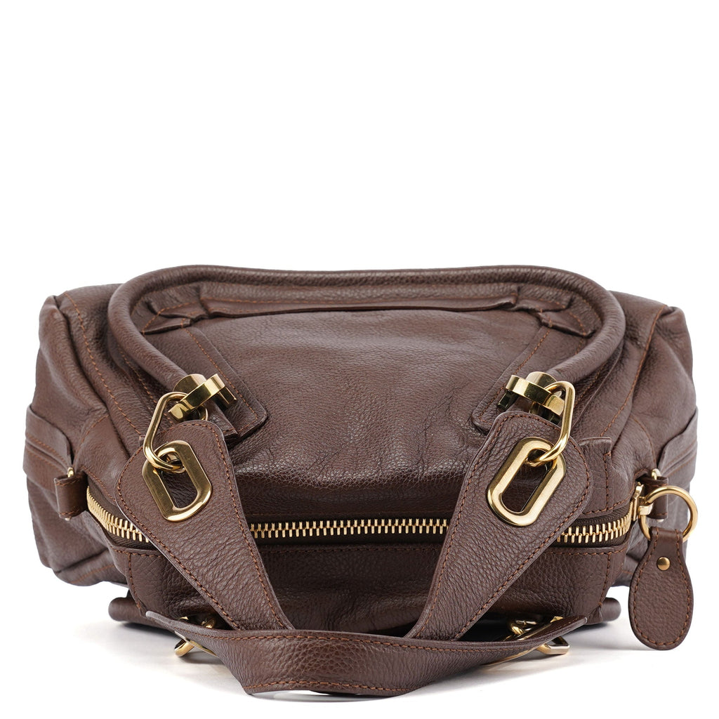 Brown Leather Paraty Tote Bag