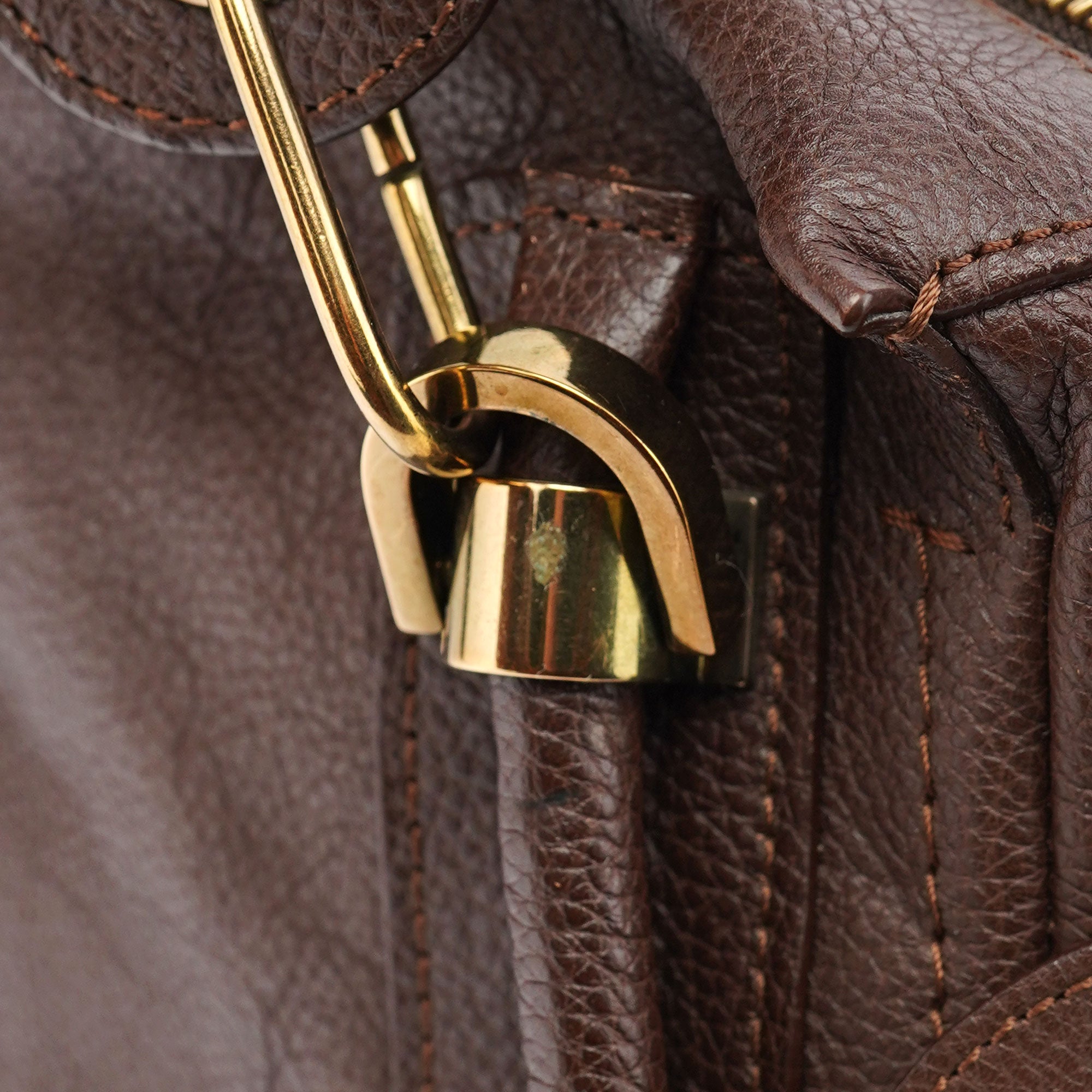 Brown Leather Paraty Tote Bag