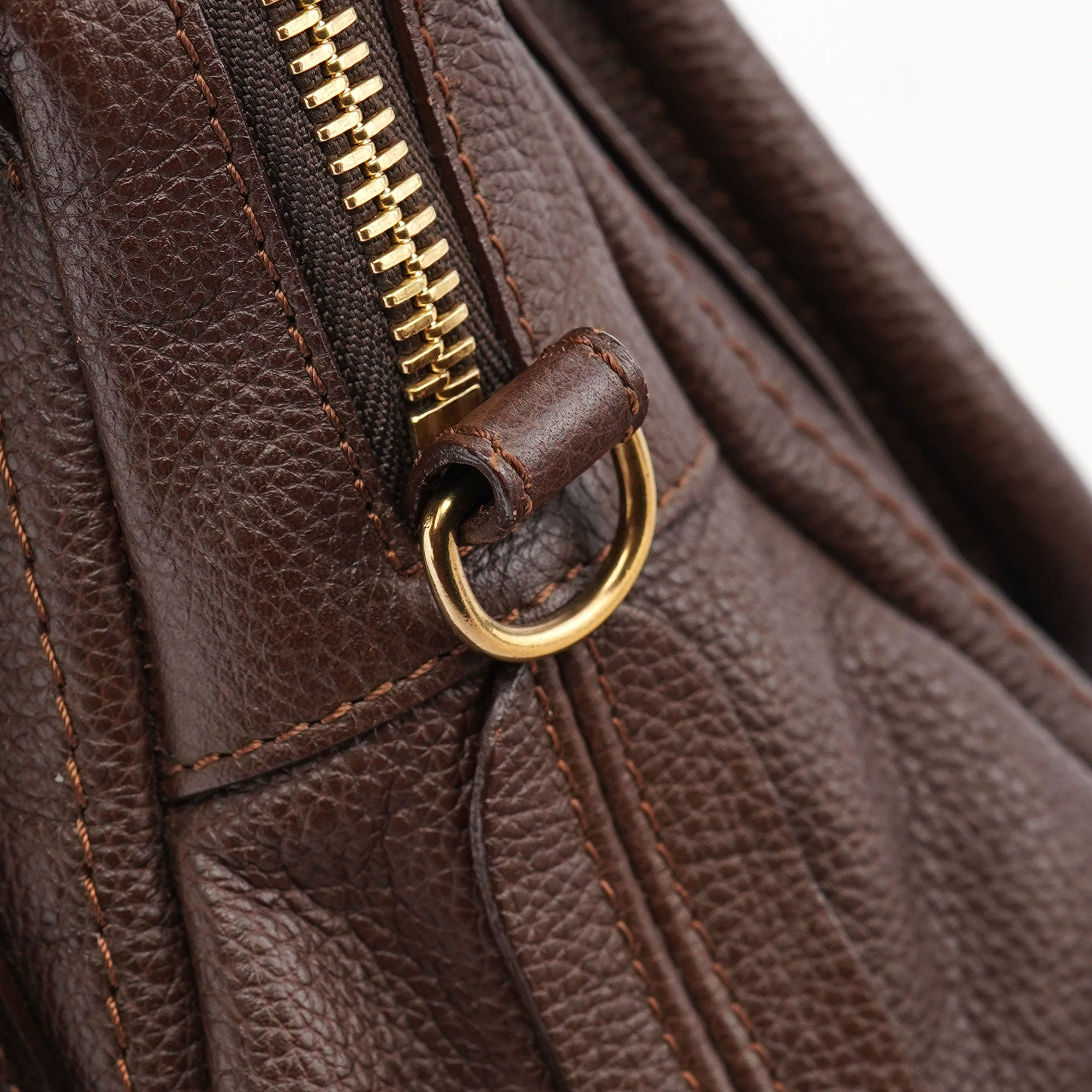 Brown Leather Paraty Tote Bag