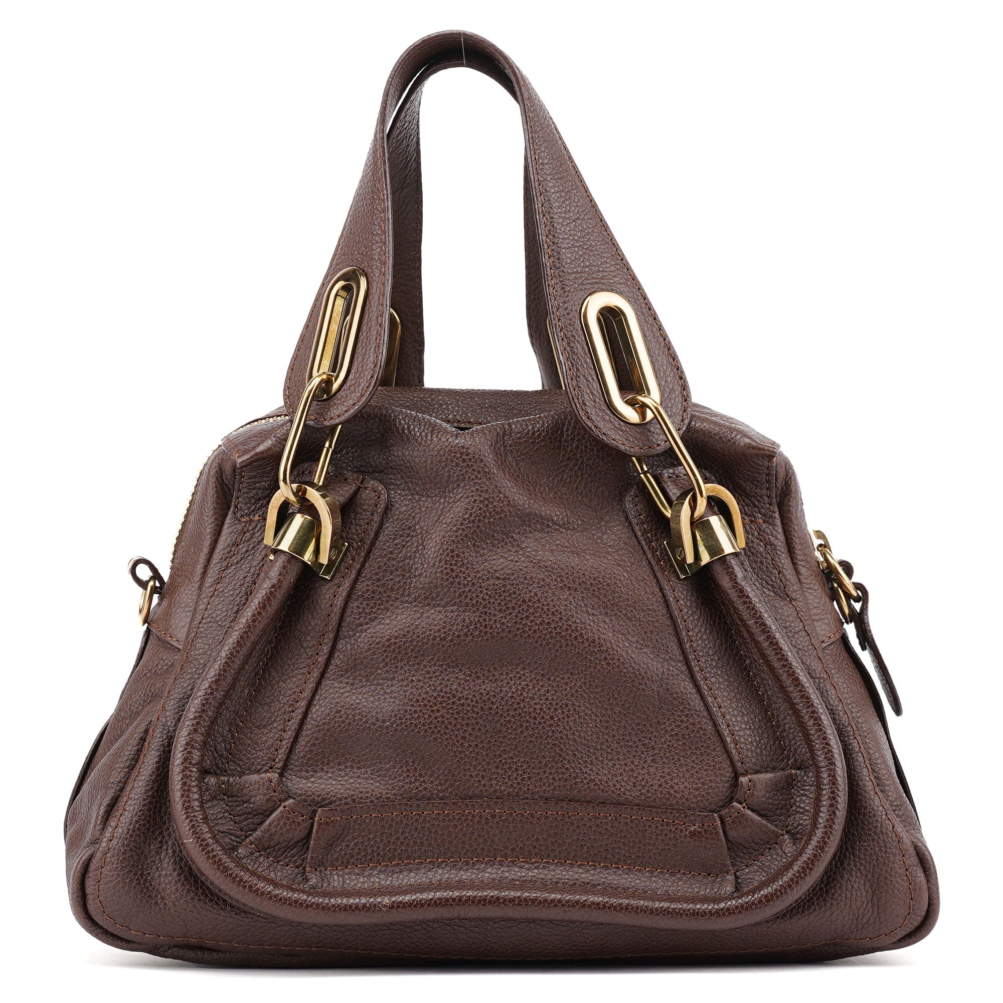 Brown Leather Paraty Tote Bag