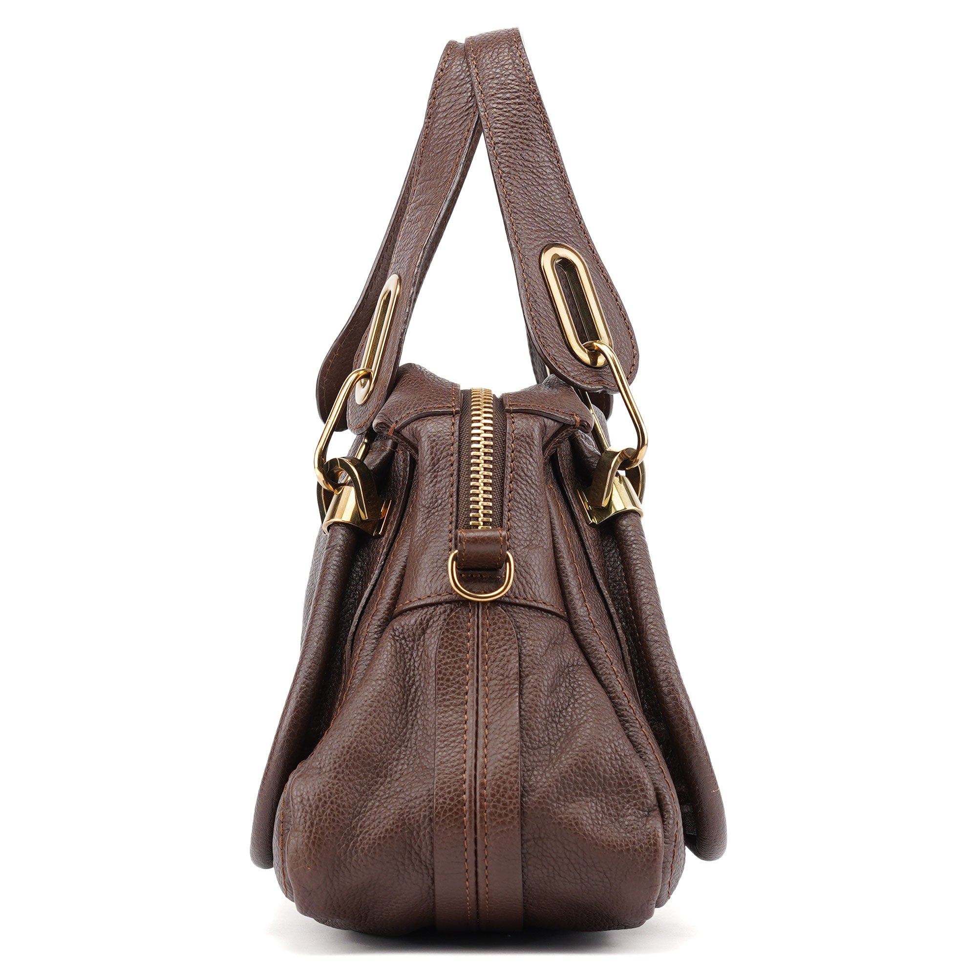 Brown Leather Paraty Tote Bag