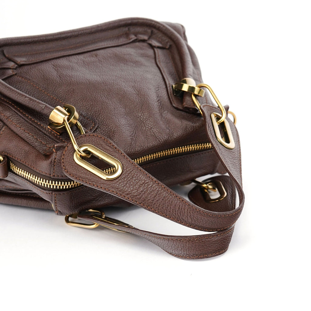 Brown Leather Paraty Tote Bag