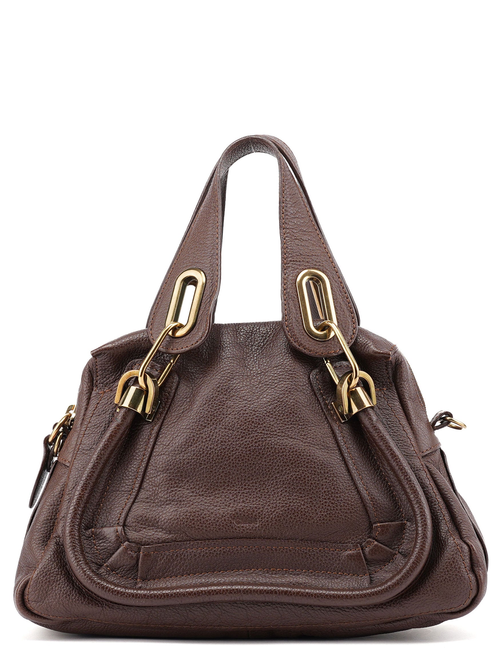 Brown Leather Paraty Tote Bag