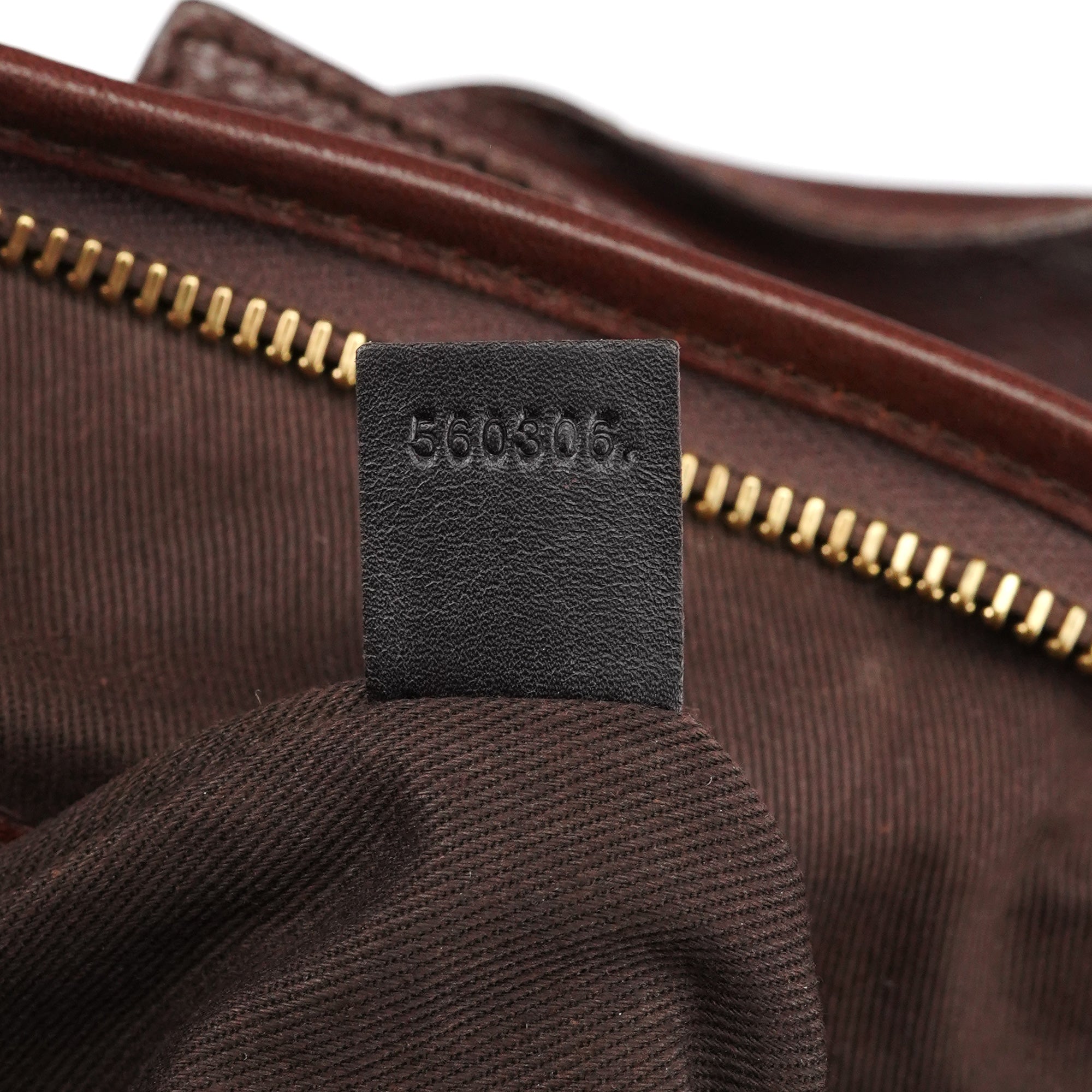 Brown Leather Pocket Tote Bag