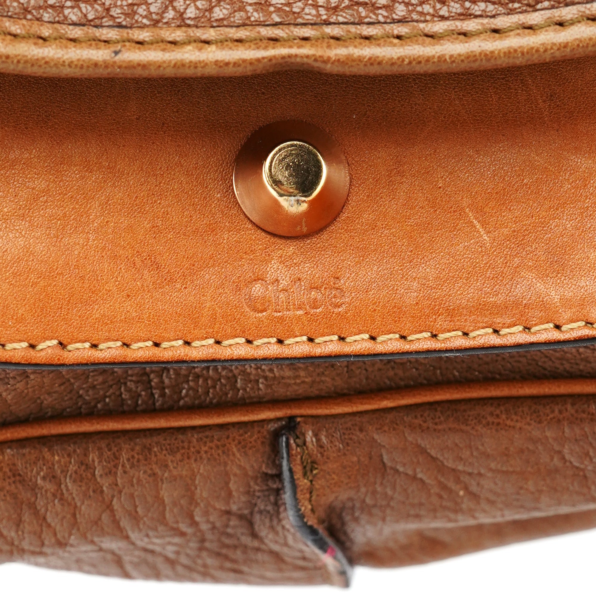 Brown Leather Satchel Shoulder Bag