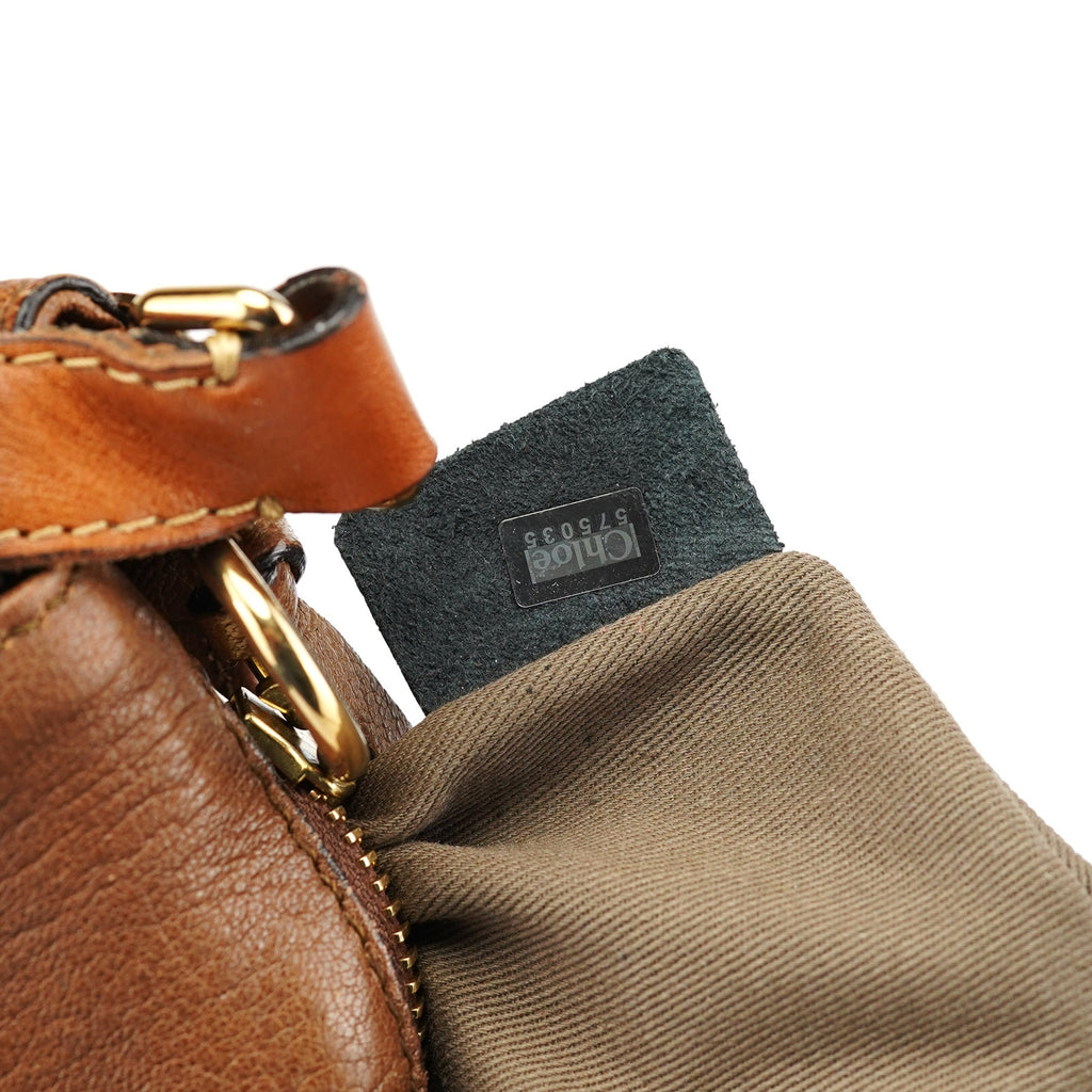 Brown Leather Satchel Shoulder Bag