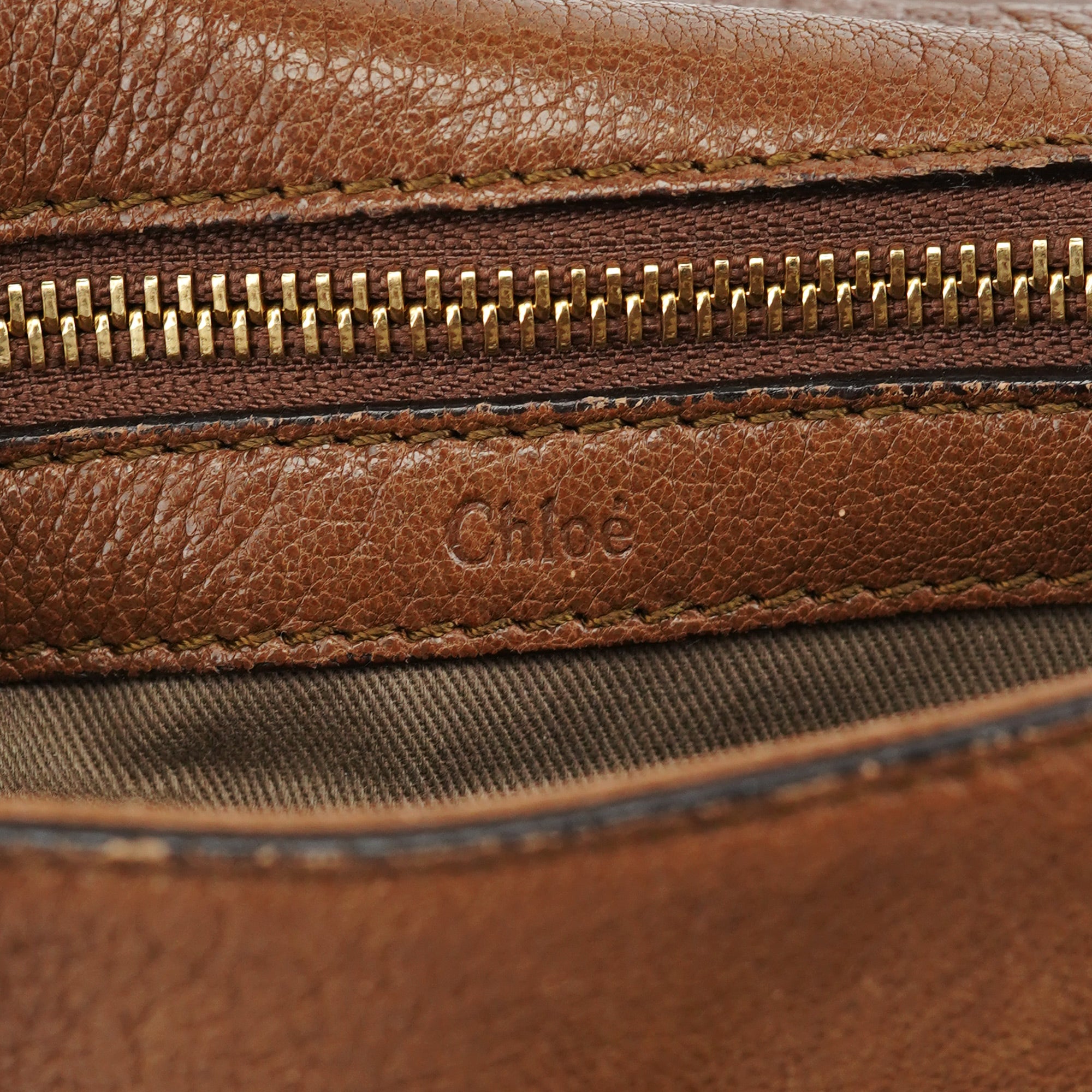Brown Leather Satchel Shoulder Bag