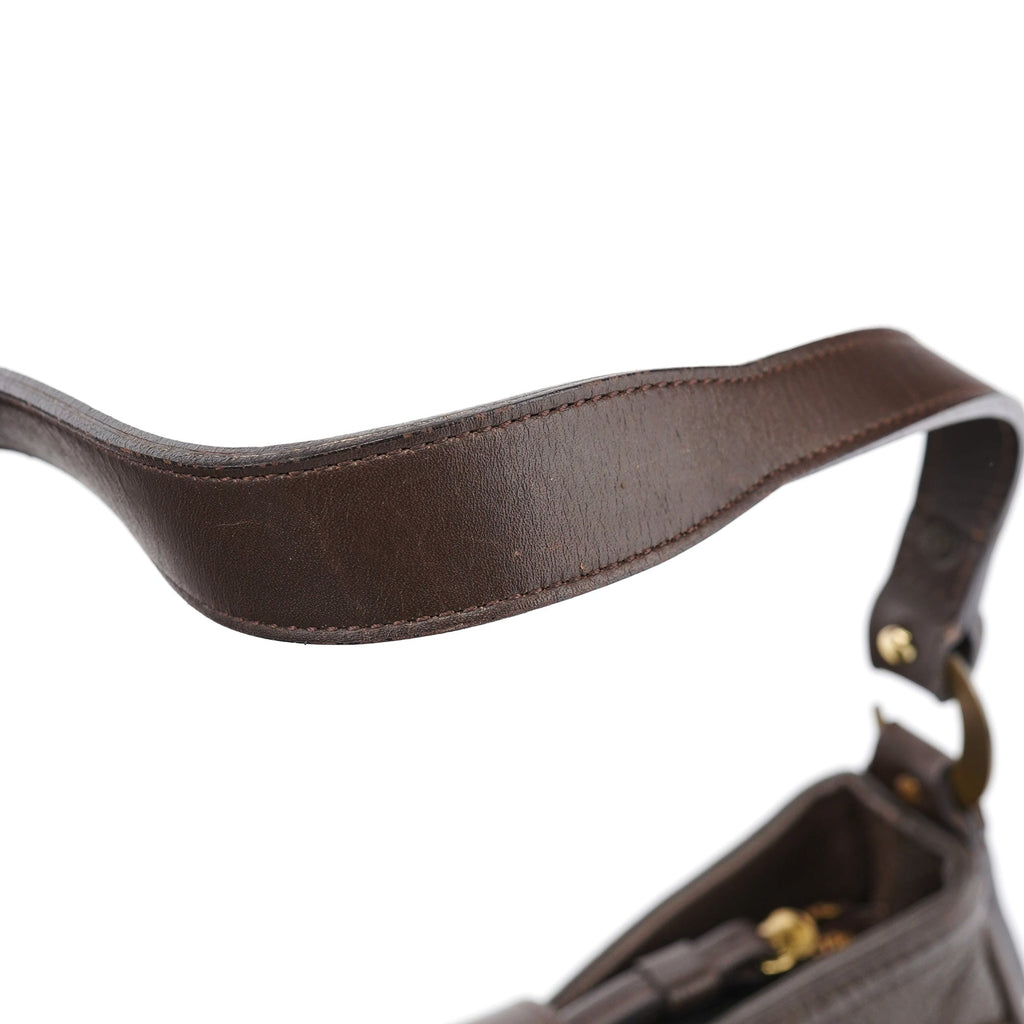 Brown Leather Shoulder Bag
