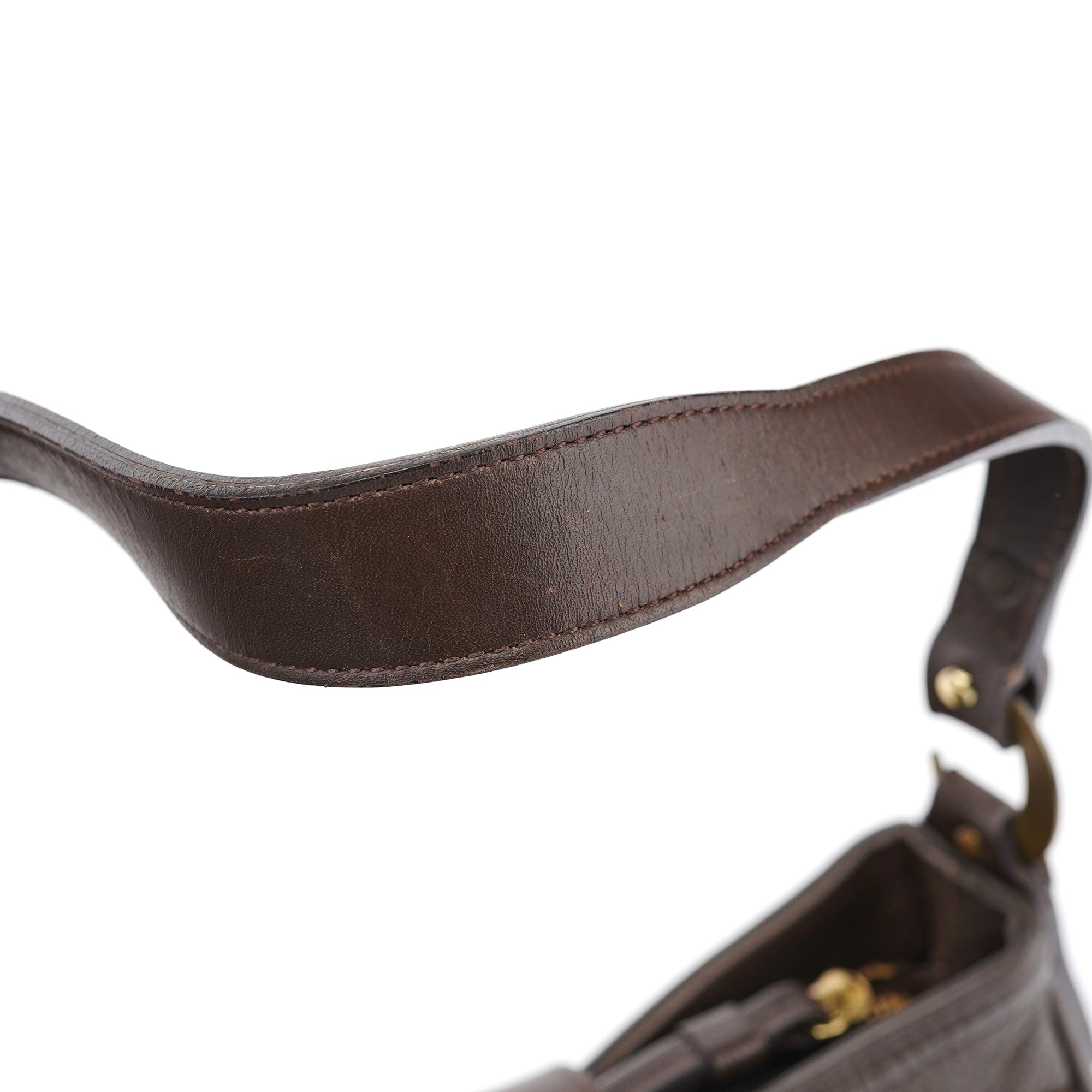 Brown Leather Shoulder Bag