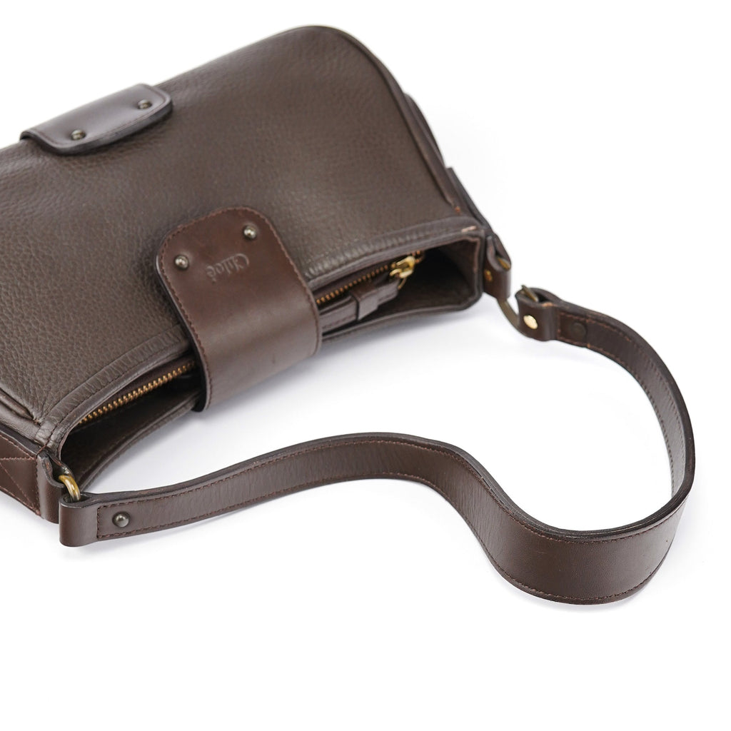 Brown Leather Shoulder Bag