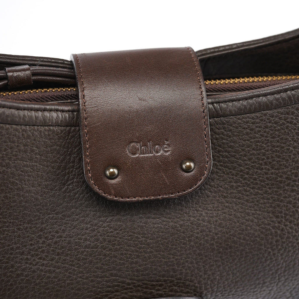 Brown Leather Shoulder Bag