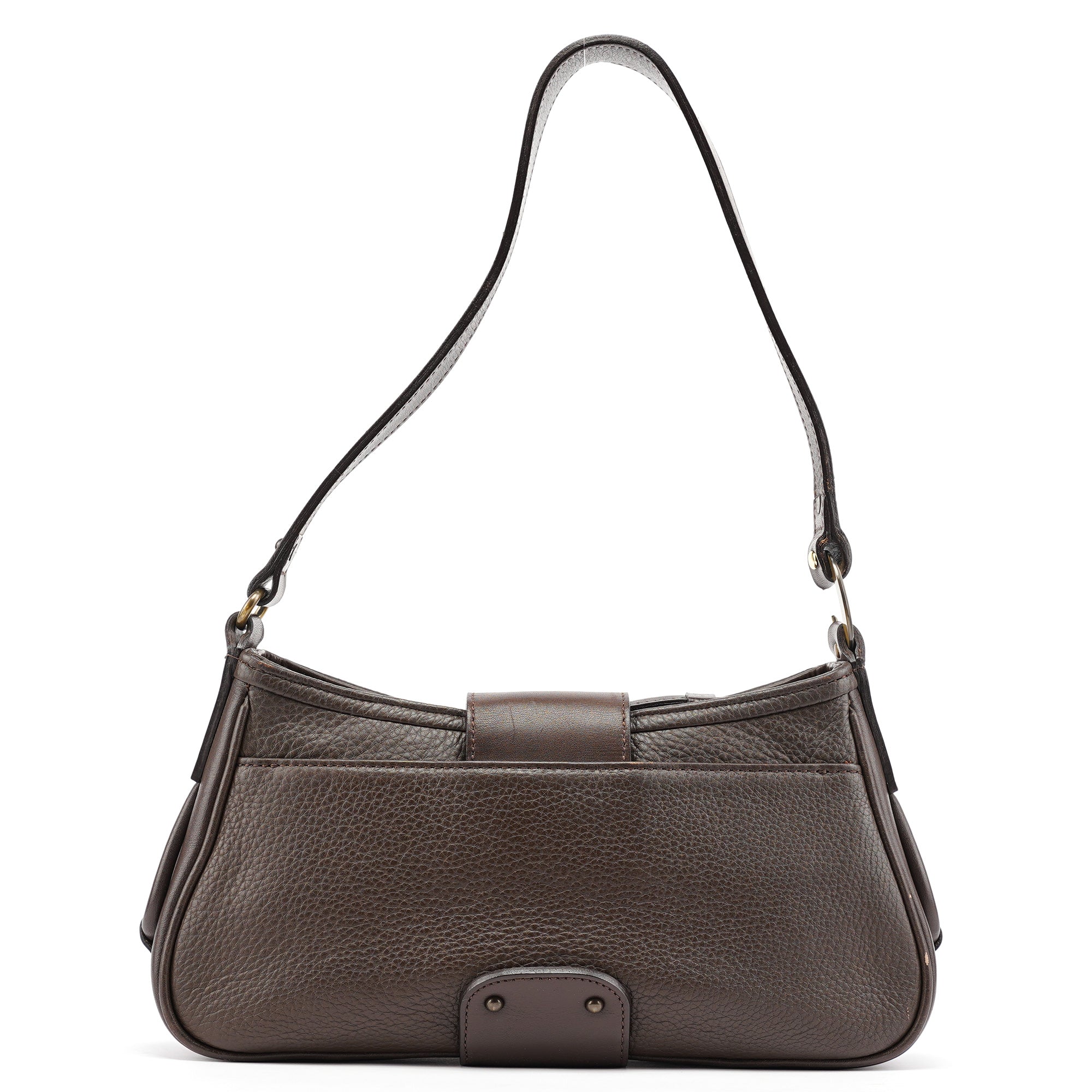 Brown Leather Shoulder Bag