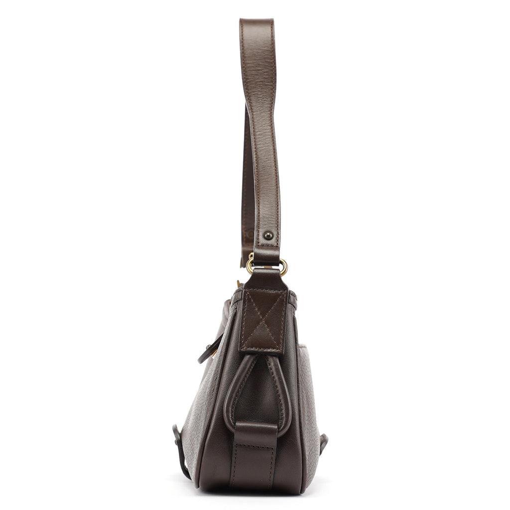 Brown Leather Shoulder Bag
