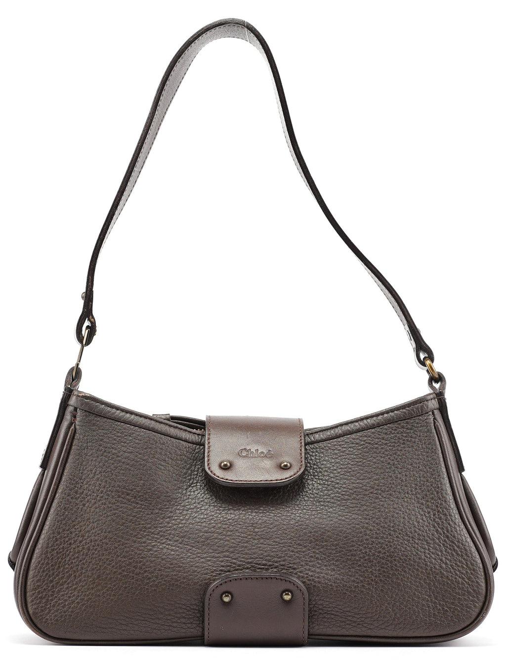 Brown Leather Shoulder Bag